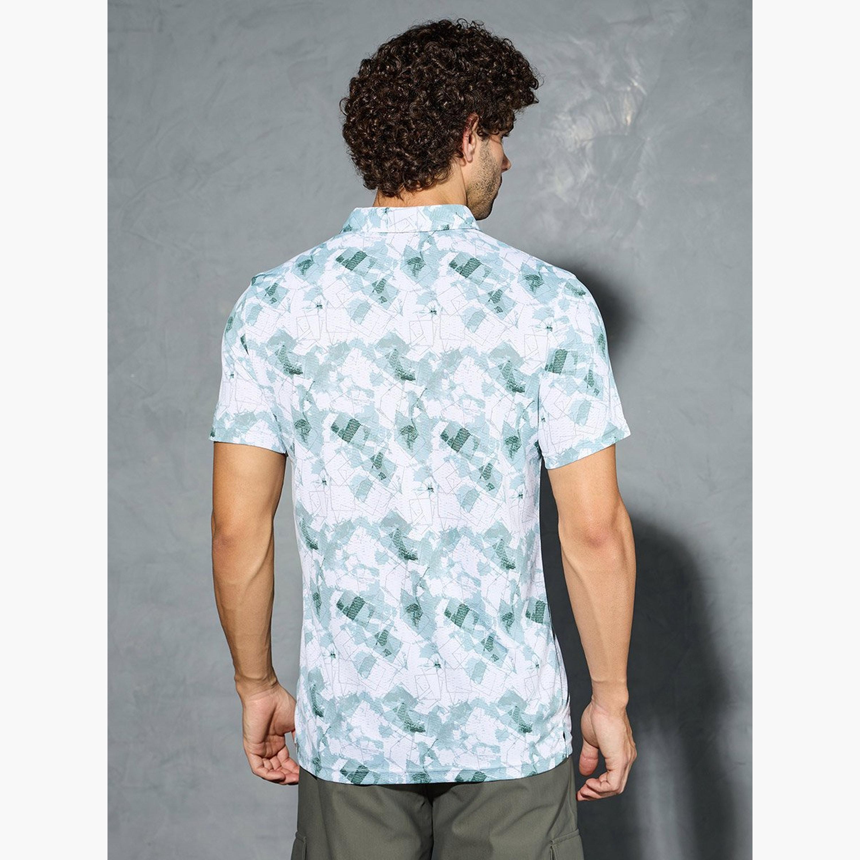 تكنوسبورت - قميص بولو للرجال مطبوع بقصّة سليم-men-clothing-tshirtsandpolos-tshirts-image-4