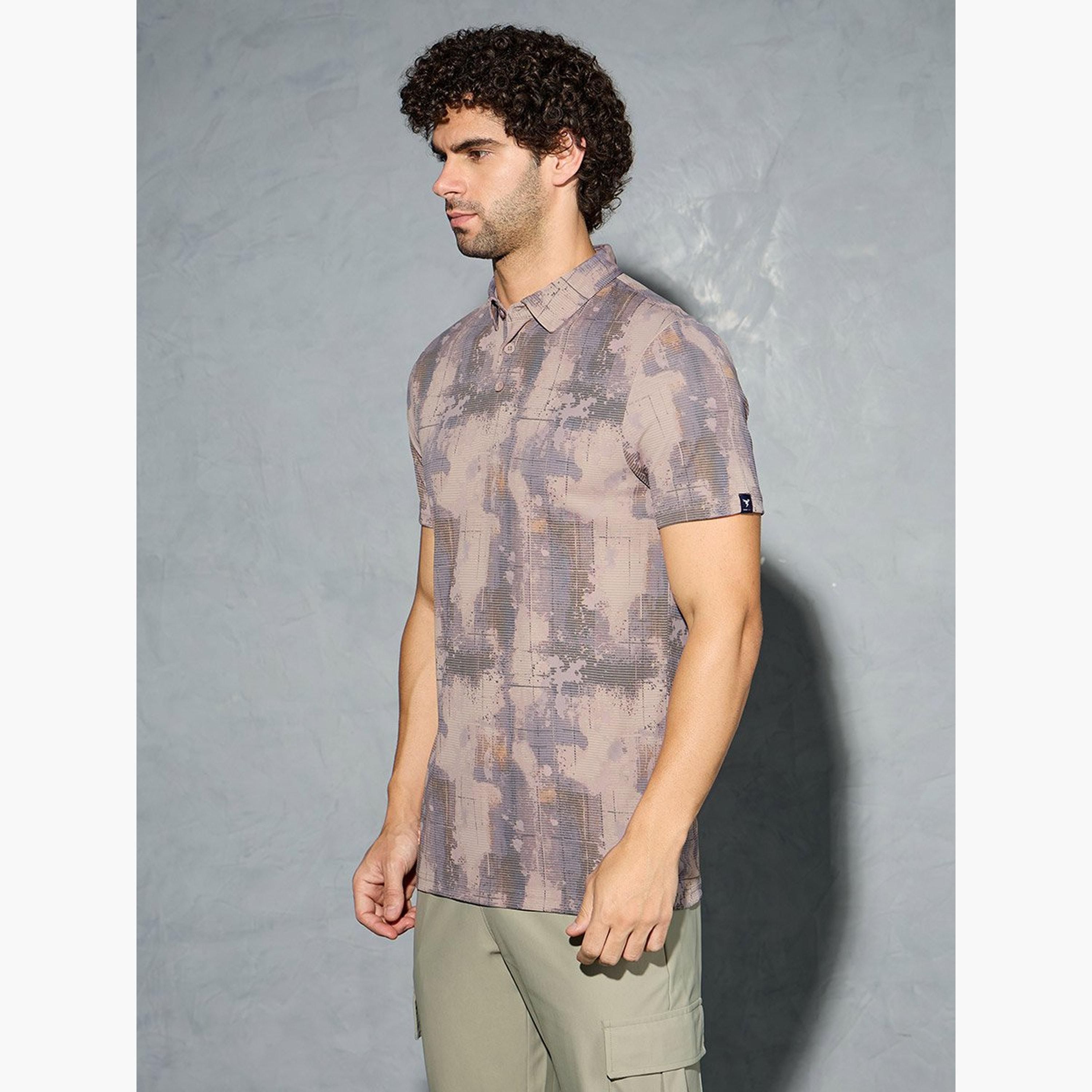 Technosport Men Printed Slim Fit Polo-men-clothing-tshirtsandpolos-tshirts-image-2