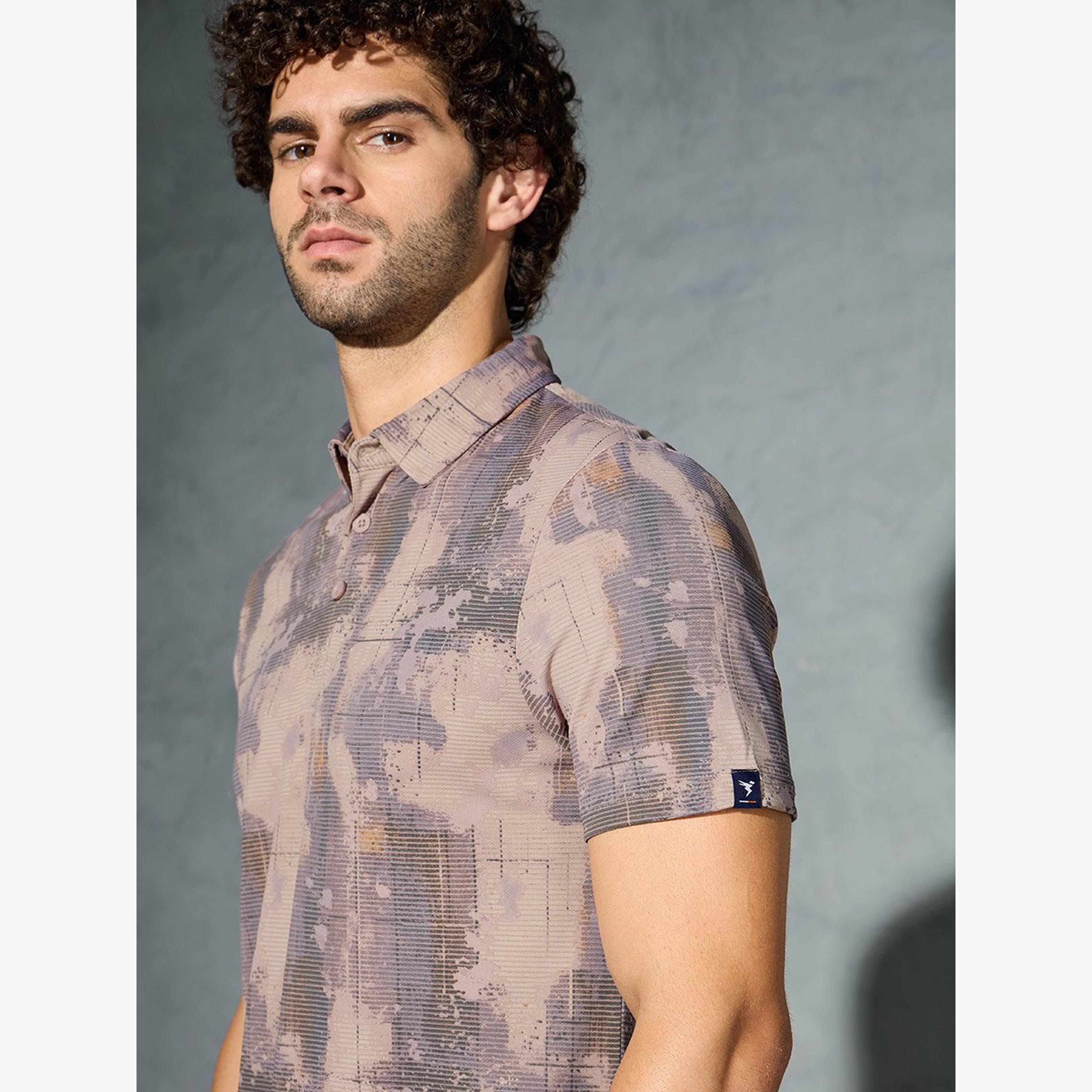 Technosport Men Printed Slim Fit Polo-men-clothing-tshirtsandpolos-tshirts-image-3
