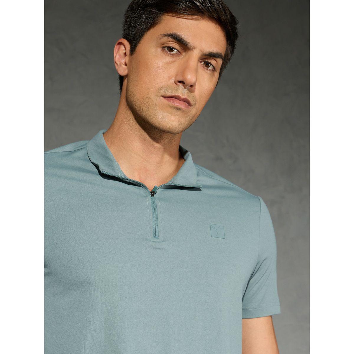تيشيرت بولو بقصة سليم فيت وتفاصيل سحاب-men-clothing-tshirtsandpolos-tshirts-image-2