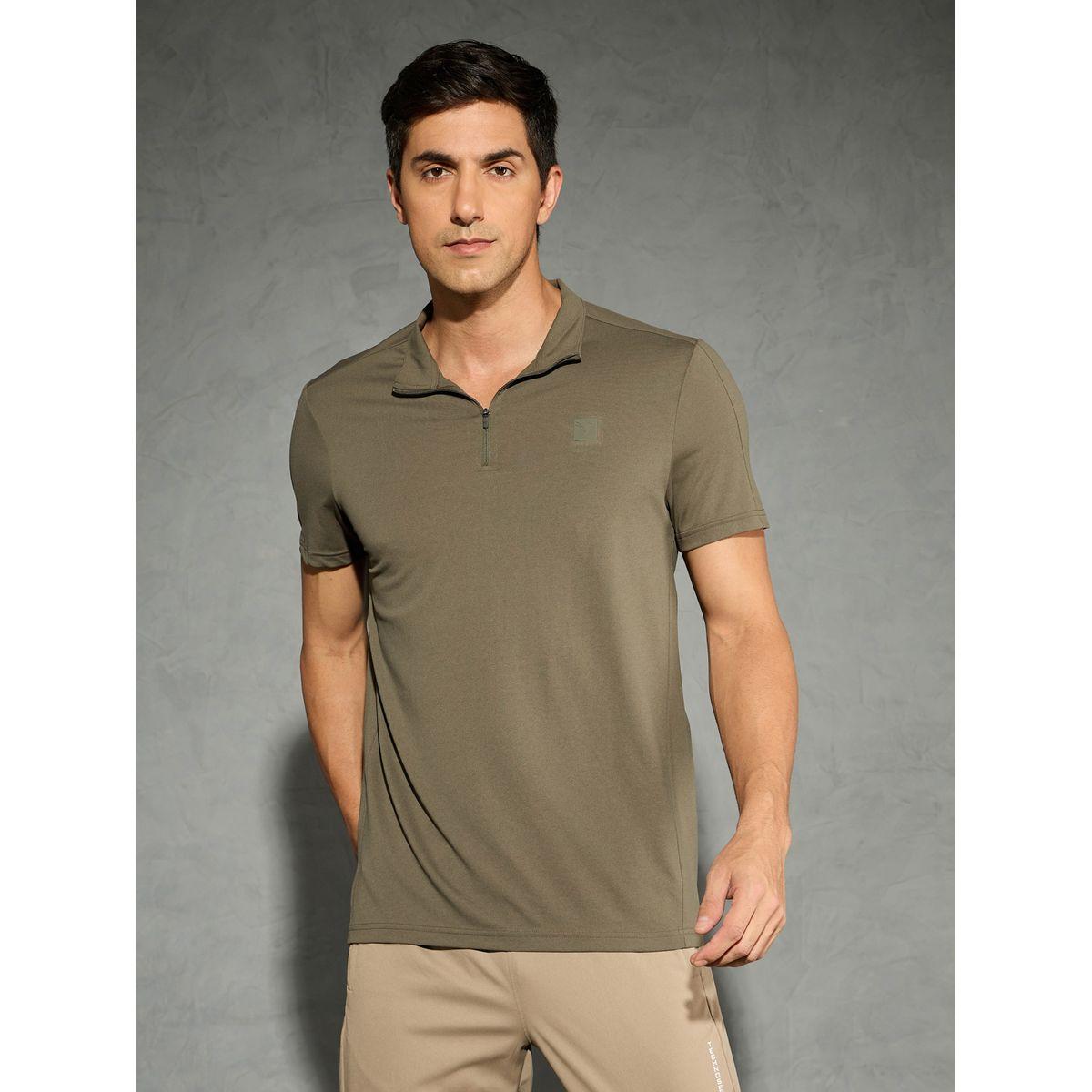 Technosport Solid Short Sleeve Stretch Polo T-Shirt-men-clothing-tshirtsandpolos-tshirts-image-1