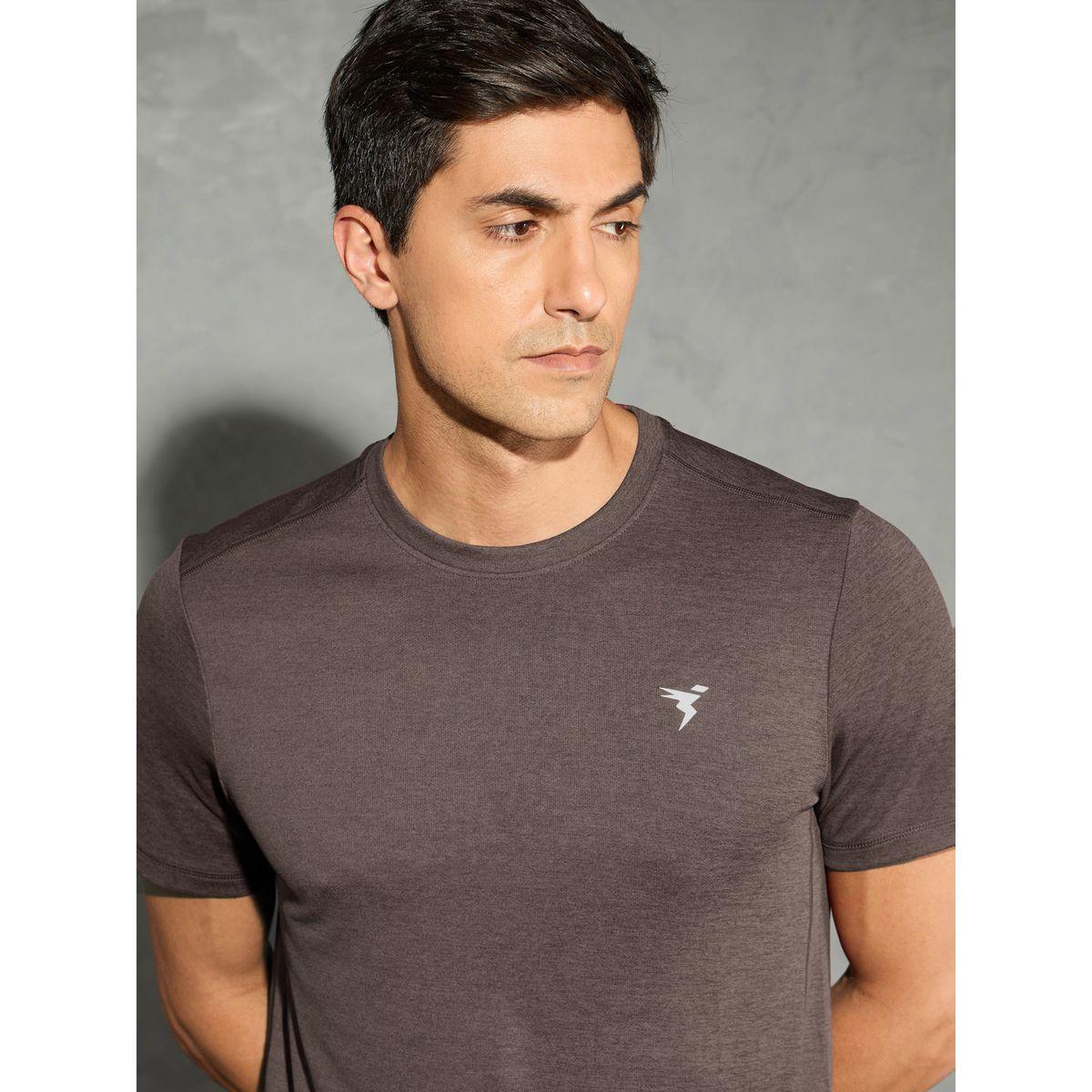 تيشيرت بياقة ضيقة وأكمام قصيرة-men-clothing-tshirtsandpolos-tshirts-image-1