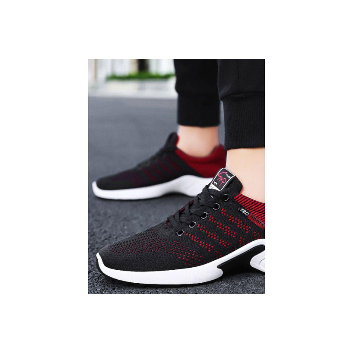 Pedwalker X Styli Two Tone Mesh Round Toe Running Shoes-men-shoes-sneakers-image-5
