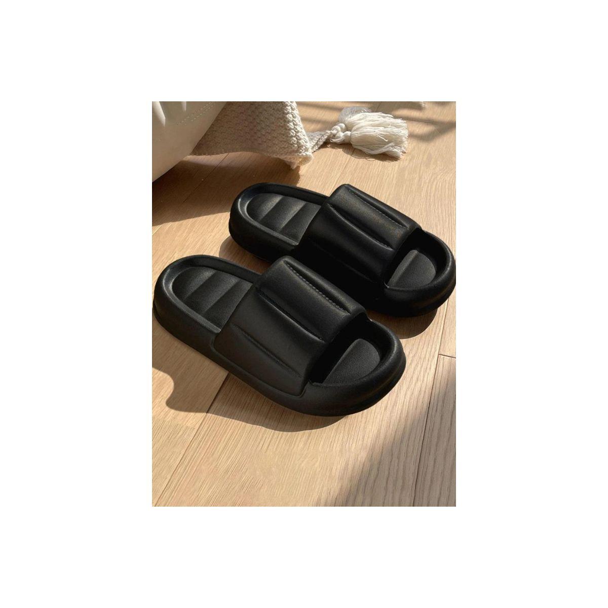 Pedcare X Styli Plain Cushioned Open Toe Slip-On Slides-women-shoes-flipflopsandslides-image-3