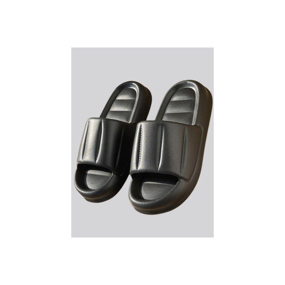 Pedcare X Styli Plain Cushioned Open Toe Slip-On Slides-women-shoes-flipflopsandslides-image-5
