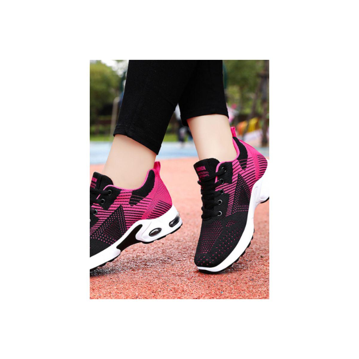 حذاء للجري بتفاصيل شبكية ورباط غلق-women-shoes-sneakers-image-5