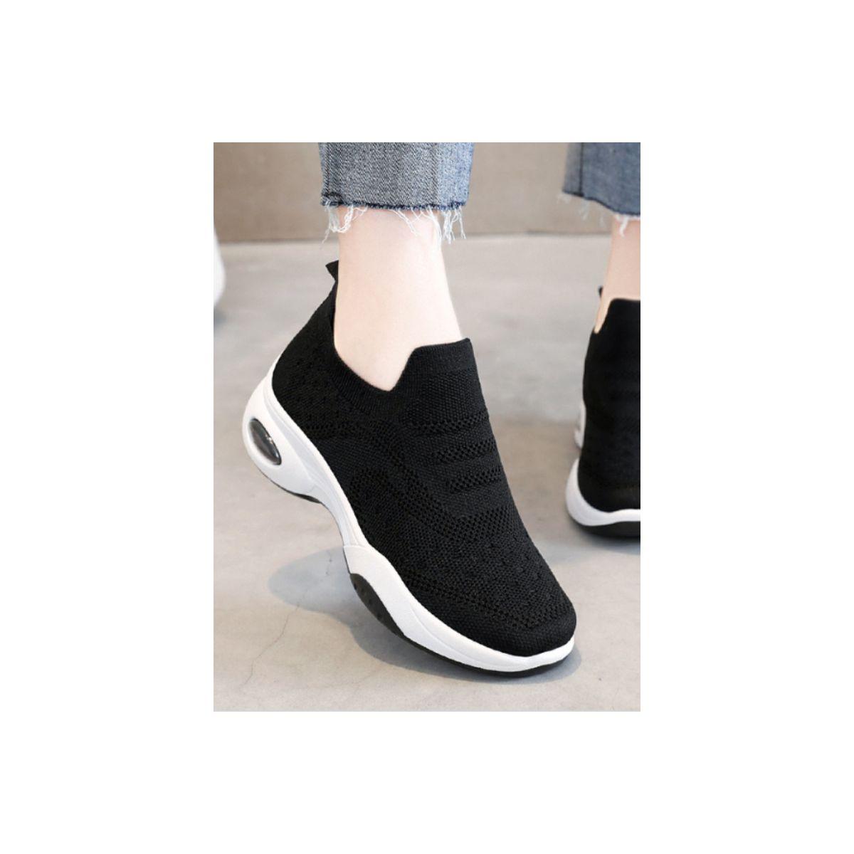 Pedwalker X Styli Textured Mesh Walking Shoes-women-shoes-sneakers-image-4