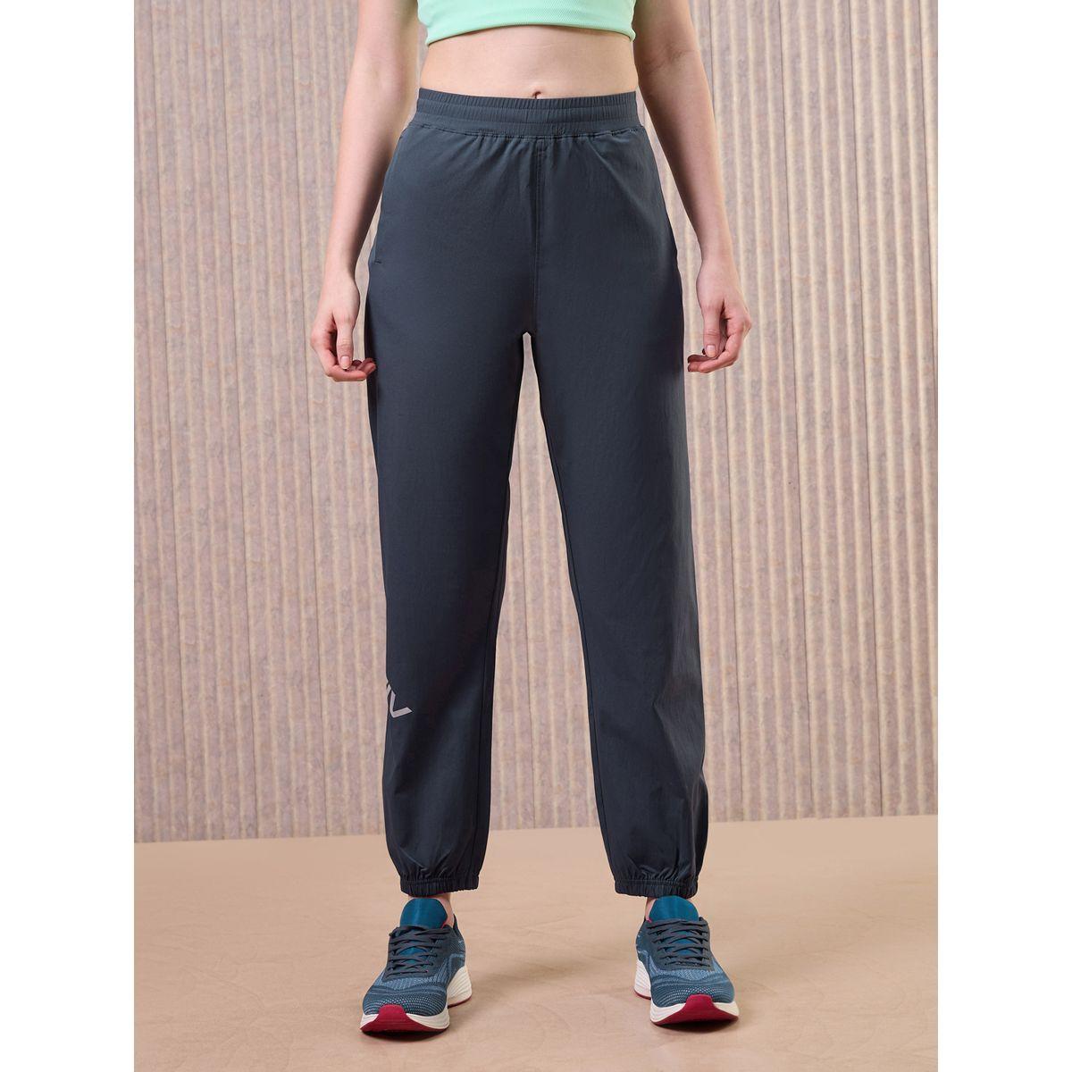 Technosport Women Grey Solid 2-Way Stretch Joggers-women-clothing-bottoms-joggers-image-3