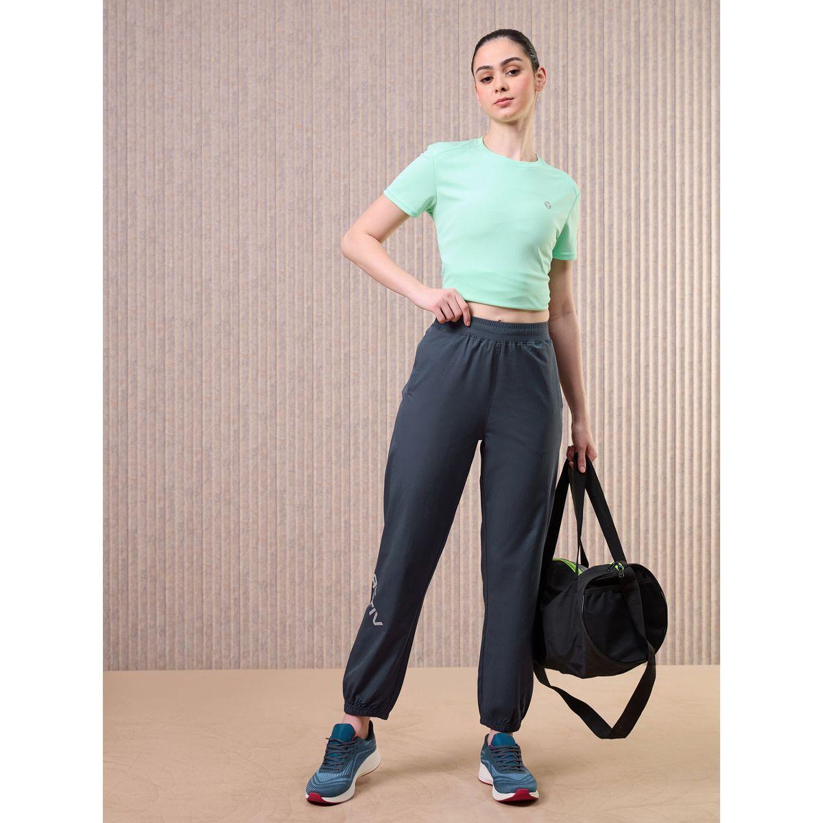 Technosport Women Grey Solid 2-Way Stretch Joggers-women-clothing-bottoms-joggers-image-5