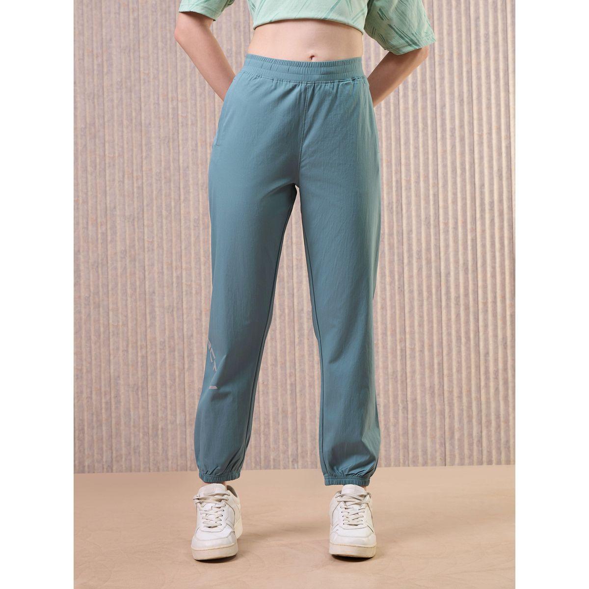 Technosport Women Blue Solid 2-Way Stretch Joggers-women-clothing-bottoms-joggers-image-4