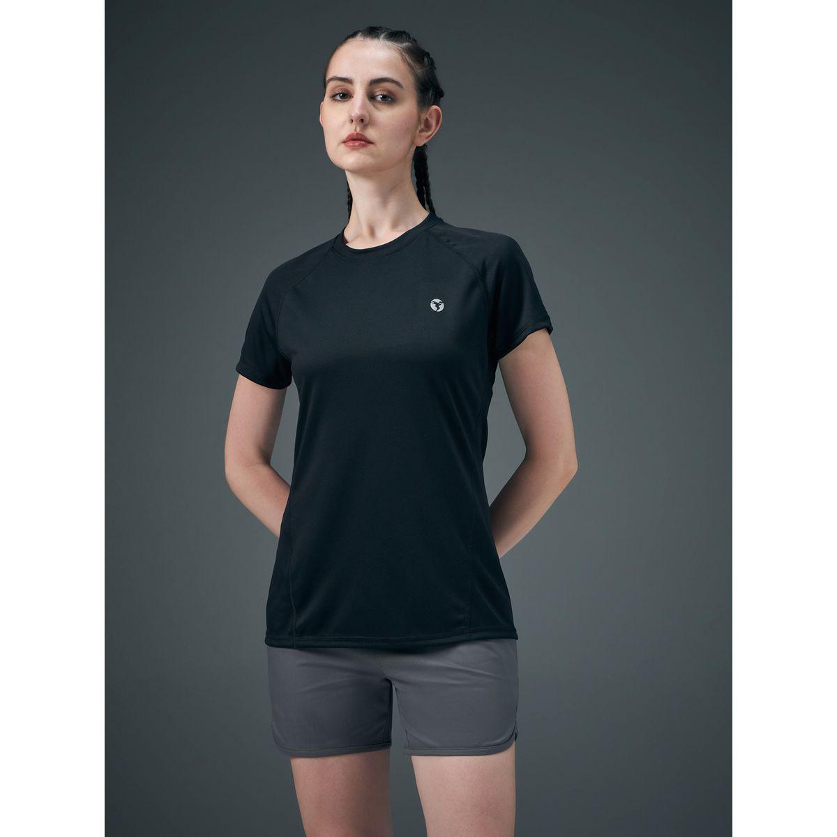 Technosport Women's Solid Raglan Sleeve Regular Fit T-Shirt-women-clothing-tshirts-image-3