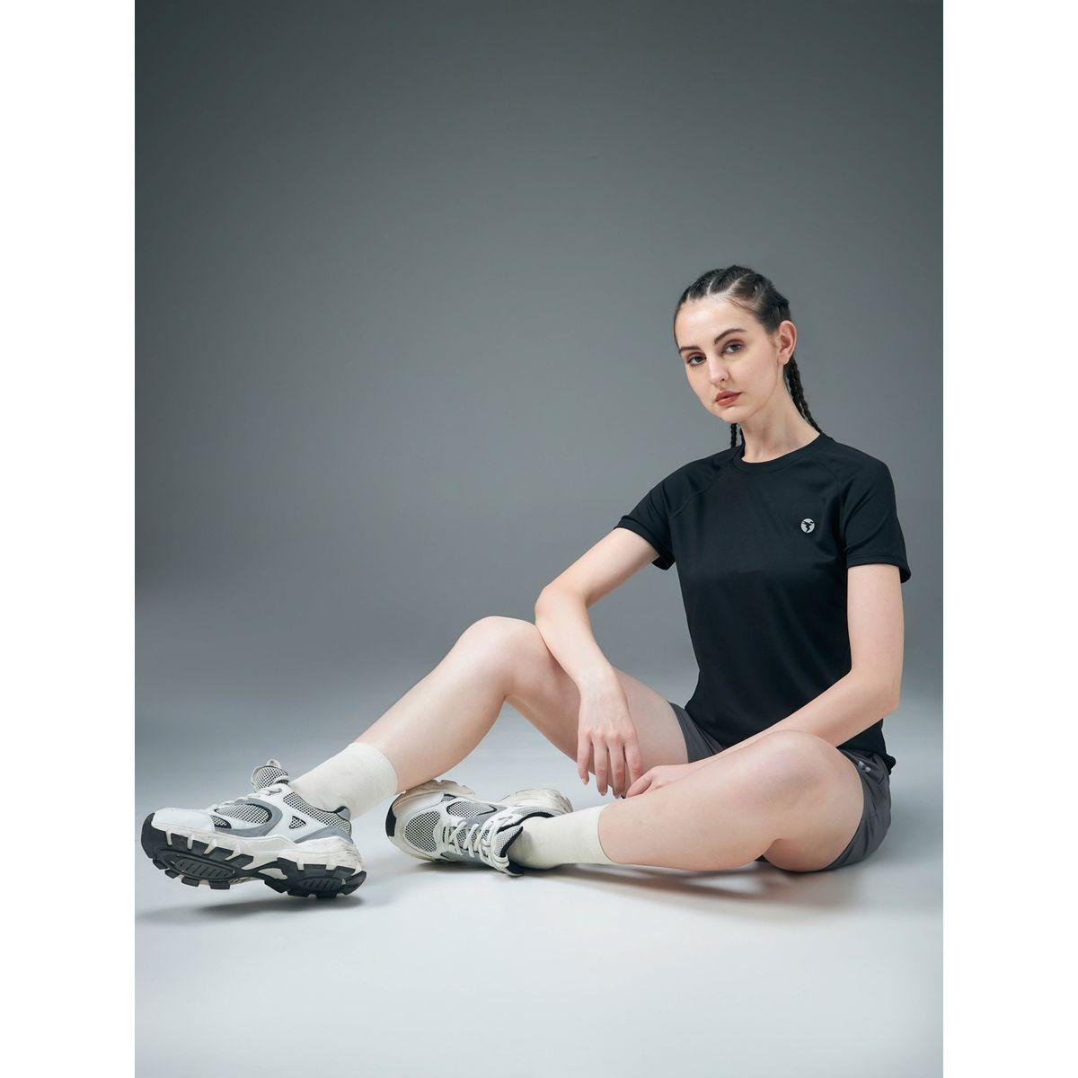 Technosport Women's Solid Raglan Sleeve Regular Fit T-Shirt-women-clothing-tshirts-image-5