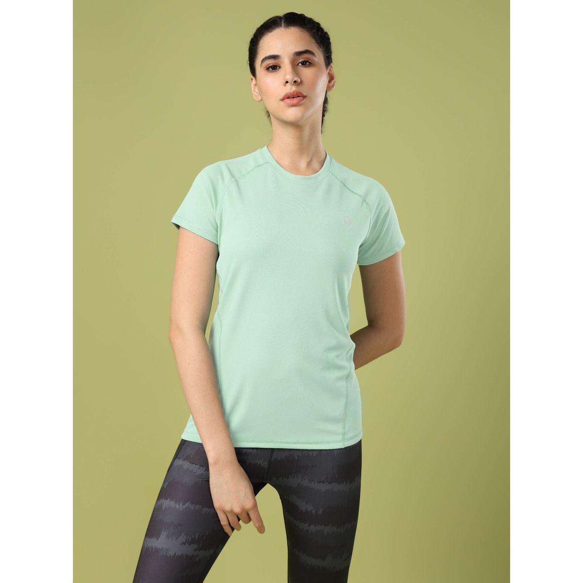 تيشيرت سادة بياقة ضيقة وأكمام قصيرة-women-clothing-tshirts-image-4