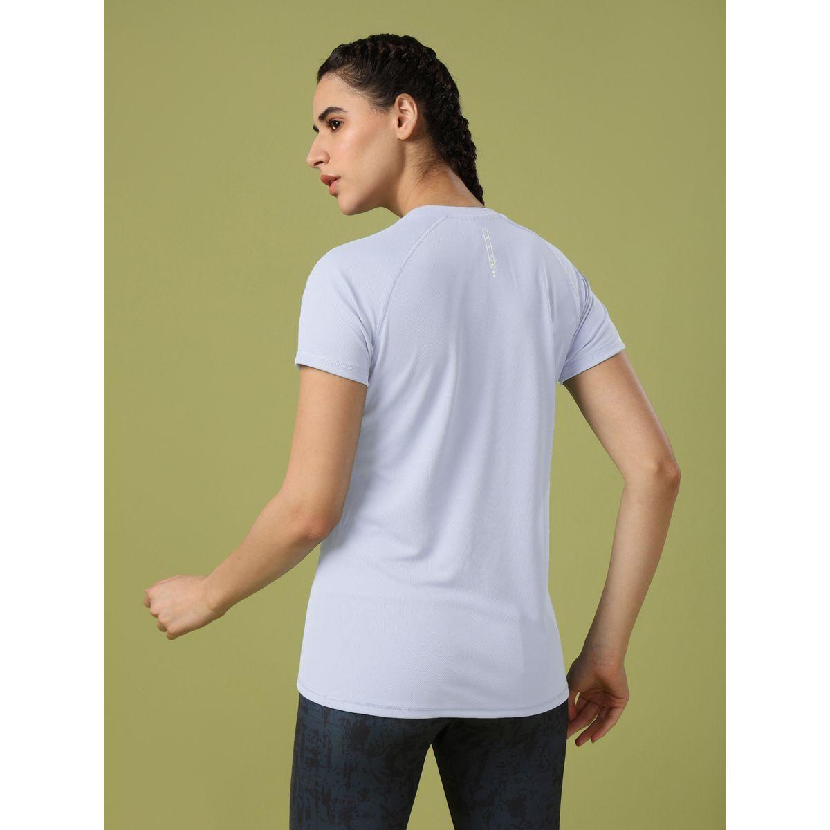 Technosport Solid Crew Neck Short Sleeve T-Shirt-women-clothing-tshirts-image-4