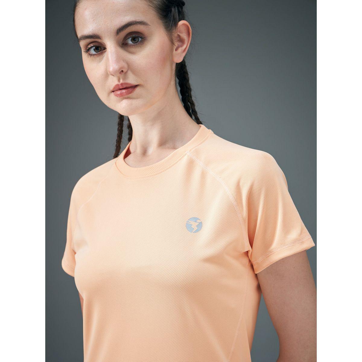 Technosport Women Solid Raglan Sleeves Regular Fit T-Shirt-women-clothing-tshirts-image-4