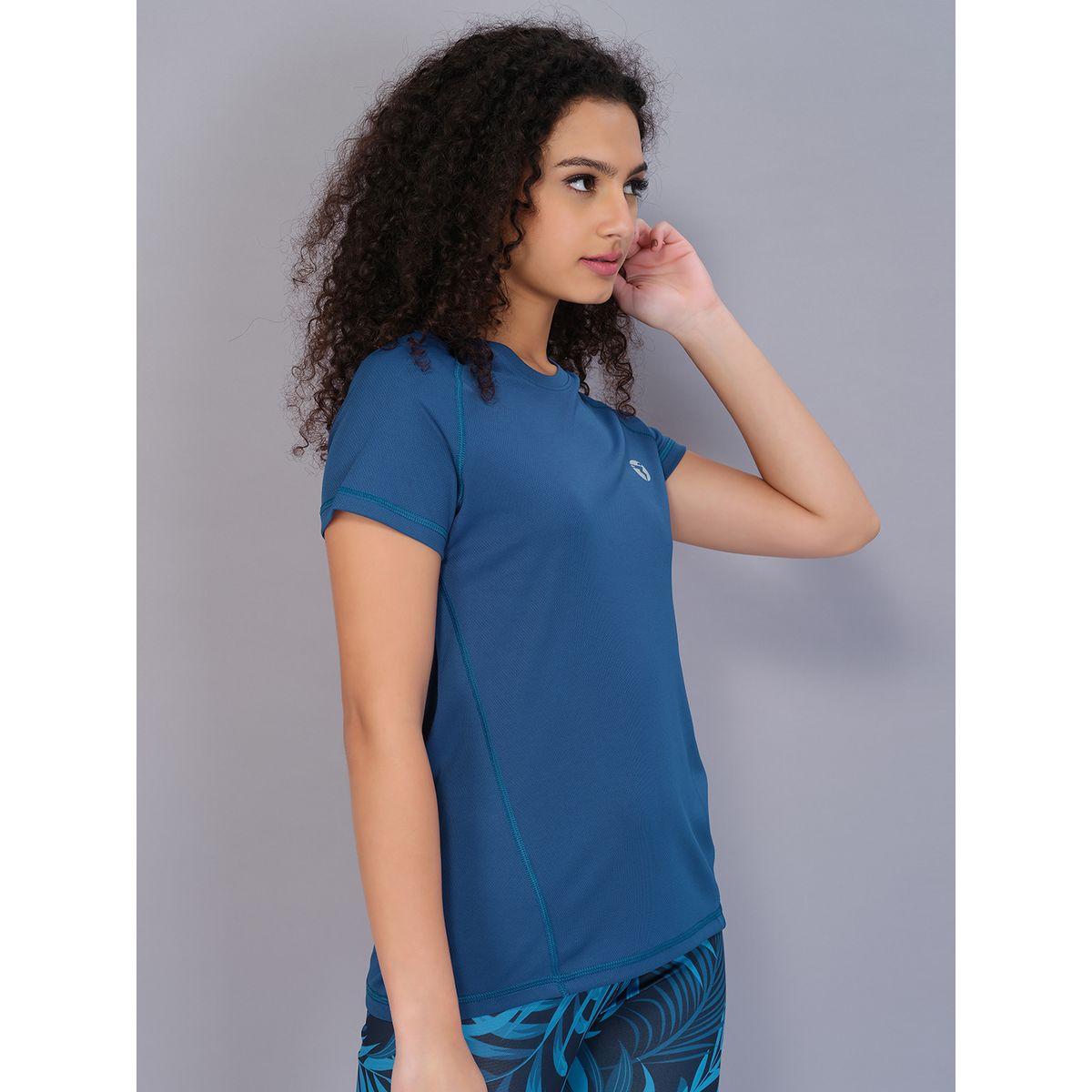 تيشيرت سادة بقصة عادية وأكمام ريجلان-women-clothing-tshirts-image-4