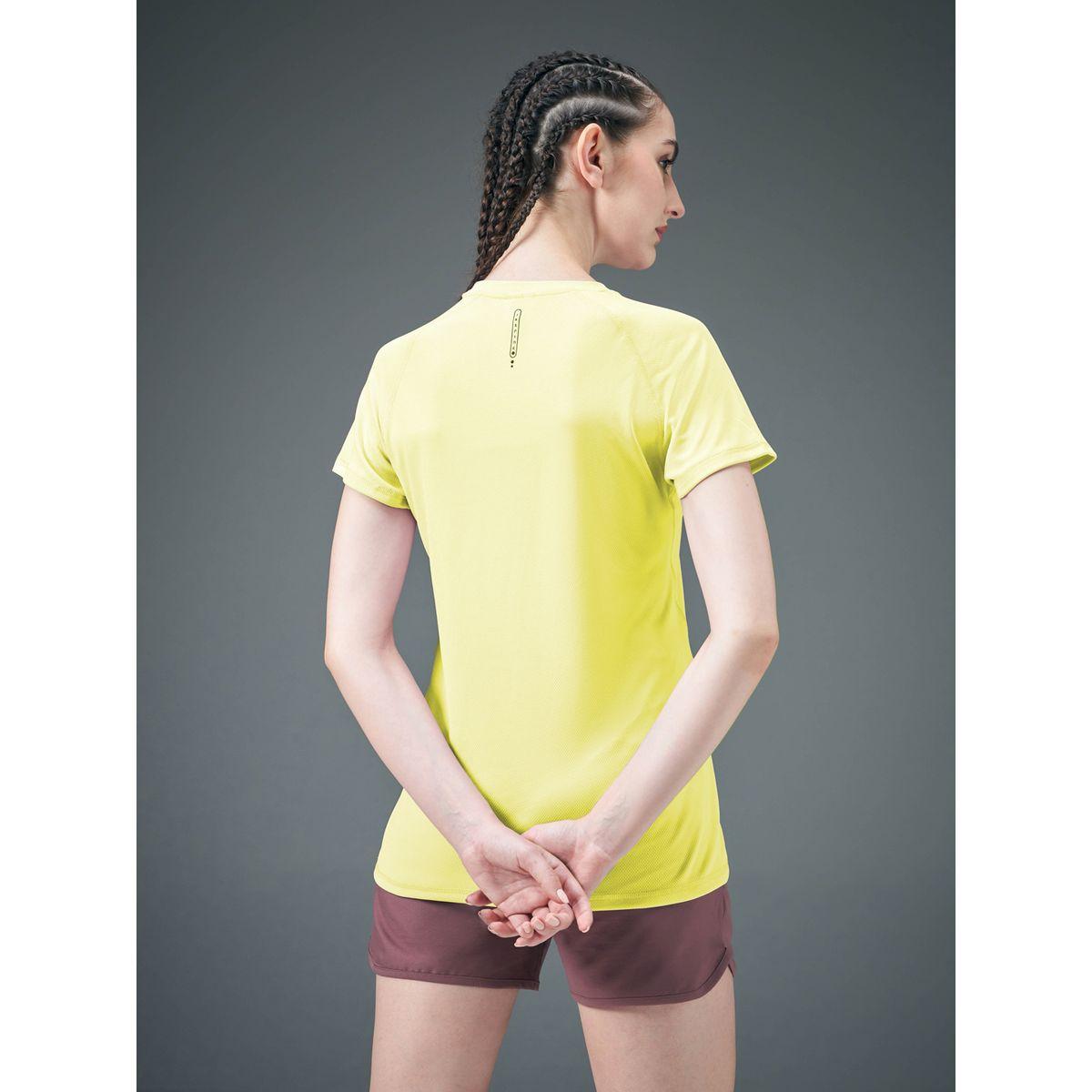 تيشيرت سادة بياقة ضيقة وأكمام قصيرة-women-clothing-tshirts-image-3