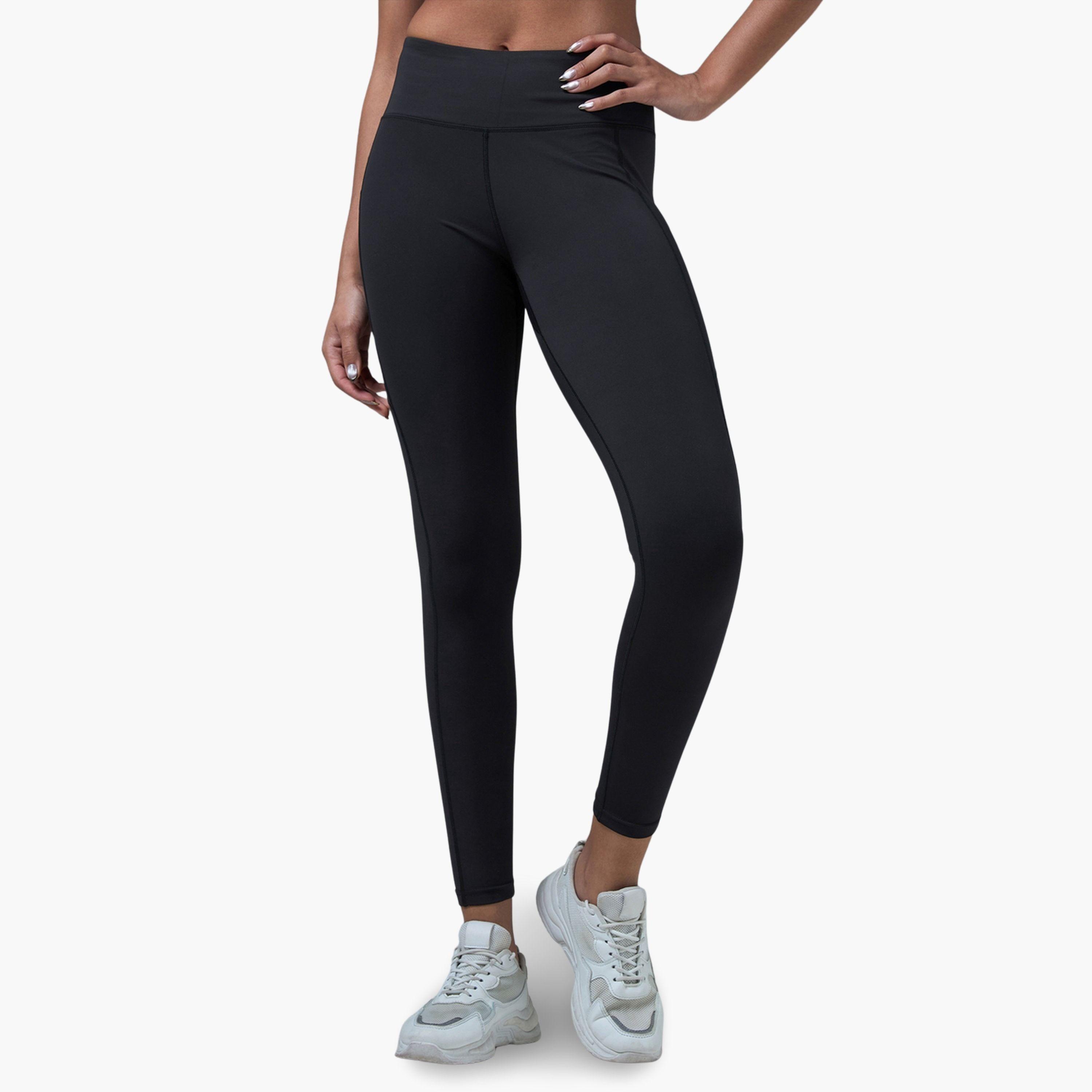 Technosport Women Solid 2-Way Stretch Tights-women-clothing-bottoms-leggings-image-1