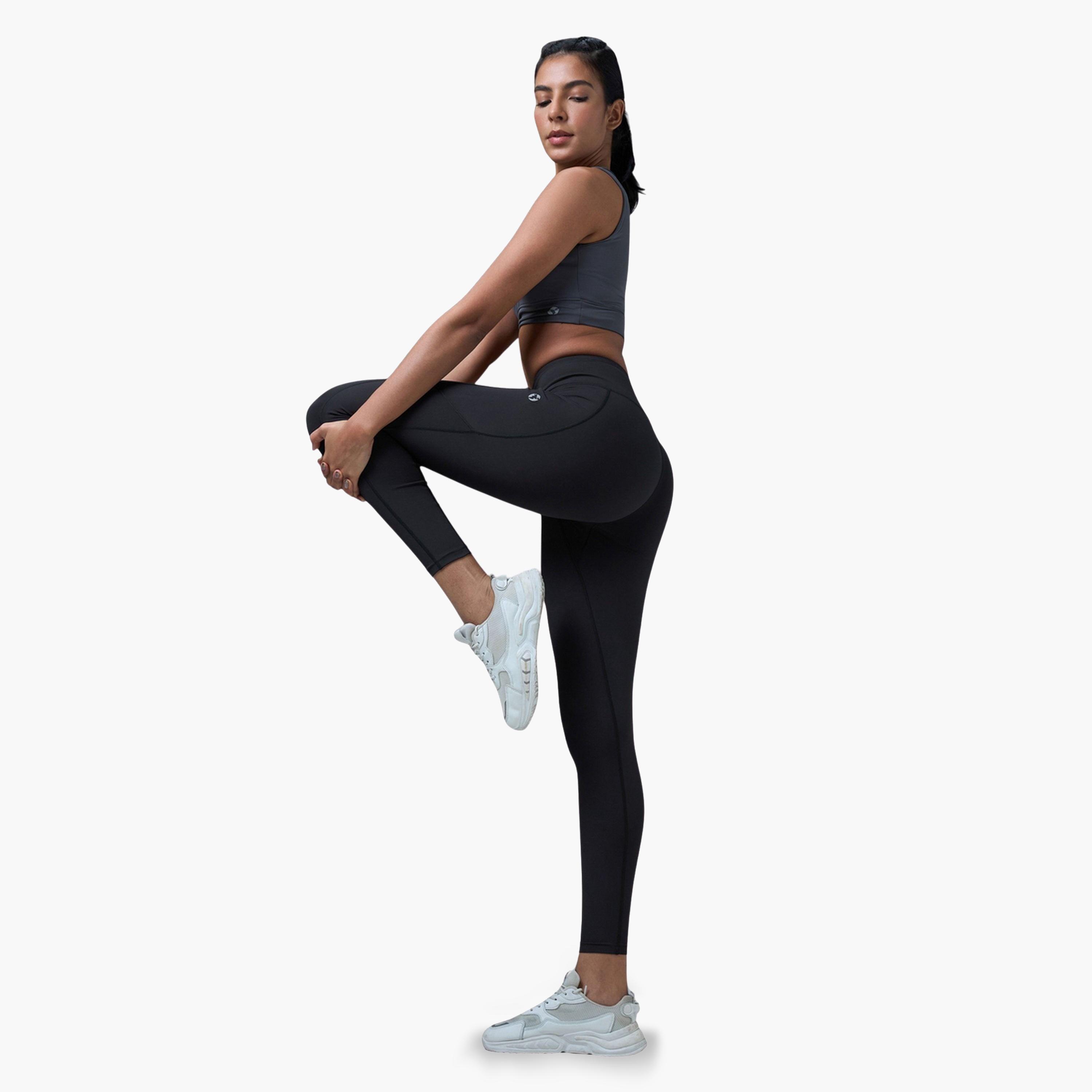 Technosport Women Solid 2-Way Stretch Tights-women-clothing-bottoms-leggings-image-2