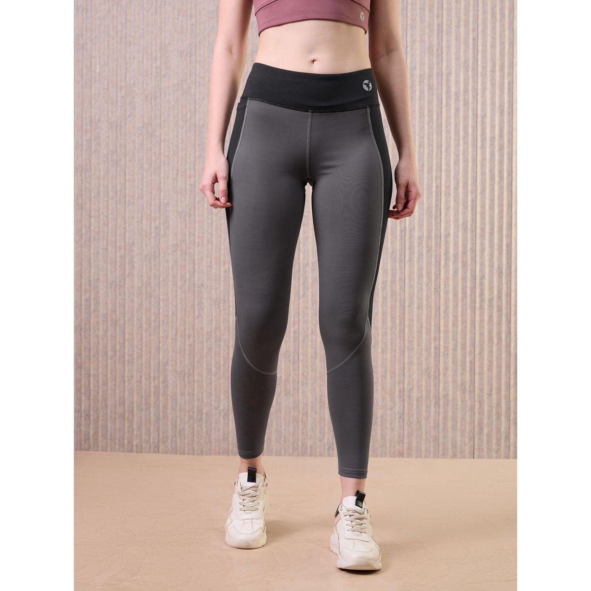 Technosport Women Color Block 4-Way Stretch Leggings-women-clothing-bottoms-leggings-image-2