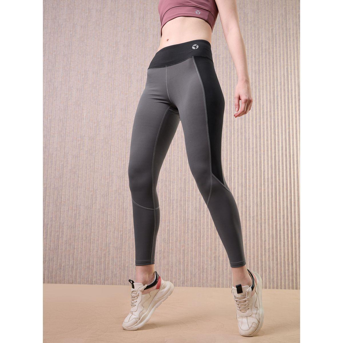 Technosport Women Color Block 4-Way Stretch Leggings-women-clothing-bottoms-leggings-image-3
