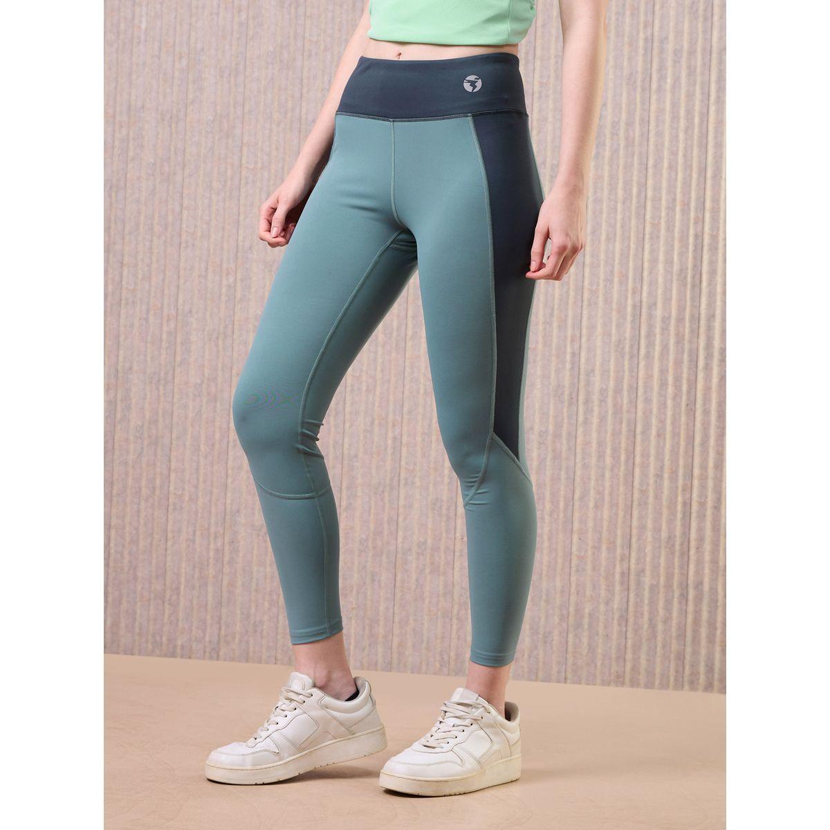 Technosport Women Color Block 4-Way Stretch Leggings-women-clothing-bottoms-leggings-image-3