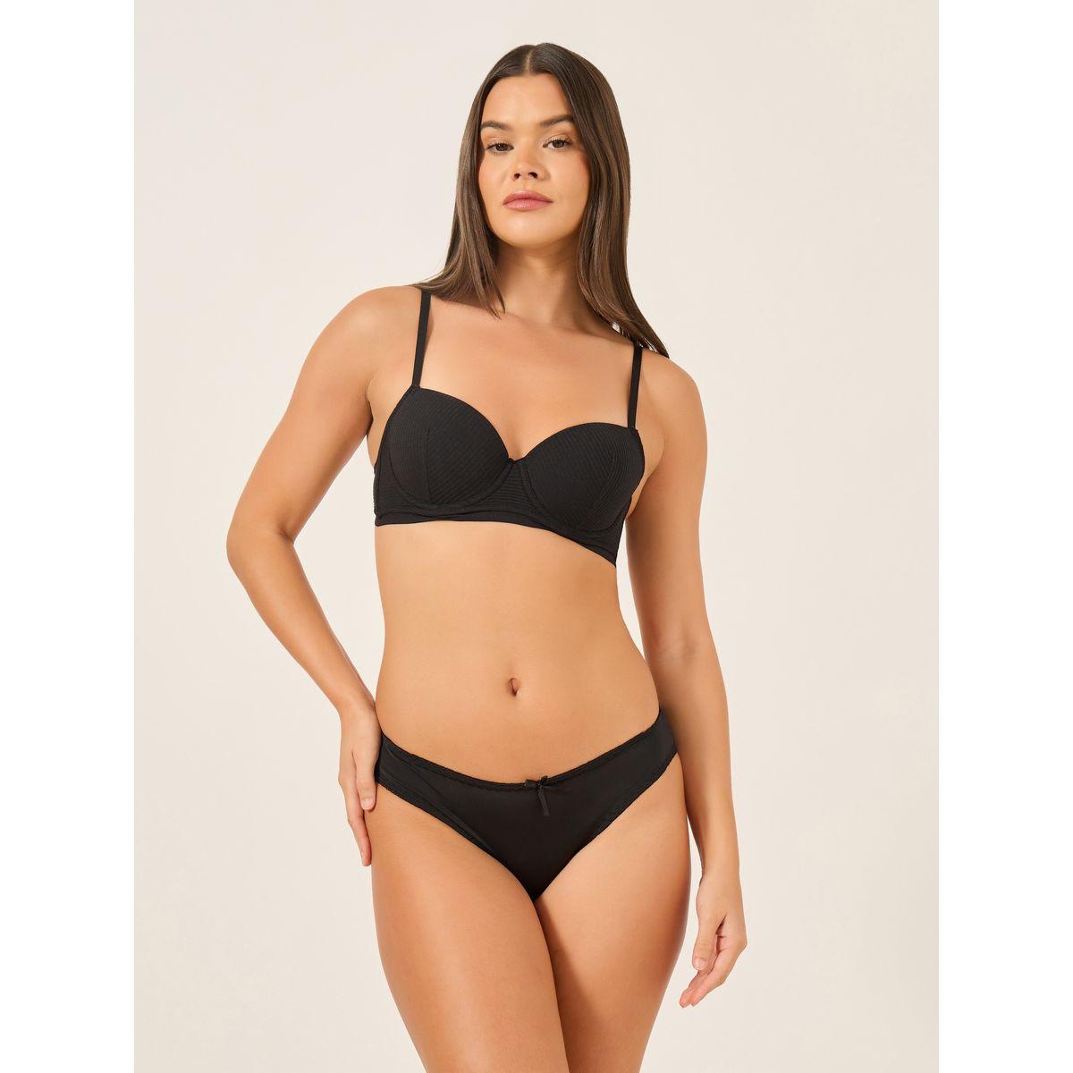 Take Two Solid Padded Wired Push Up Bra-women-clothing-lingerie-bras-image-2