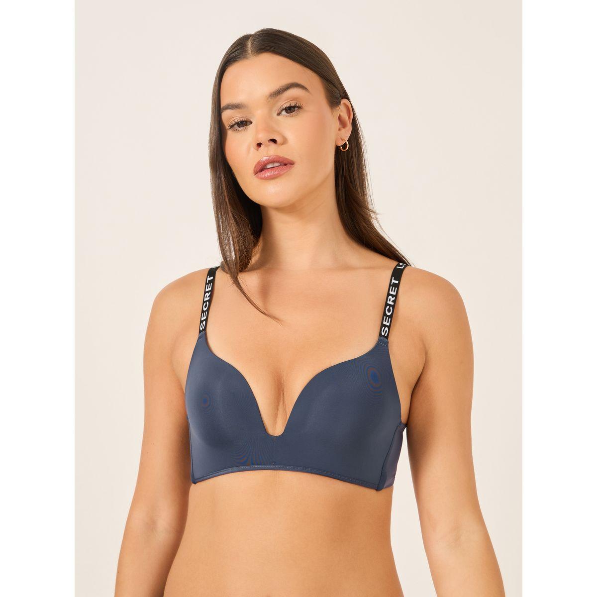 صدرية بلانج مبطنة بحمالات مطبعة بكتابة-women-clothing-lingerie-bras-image-1