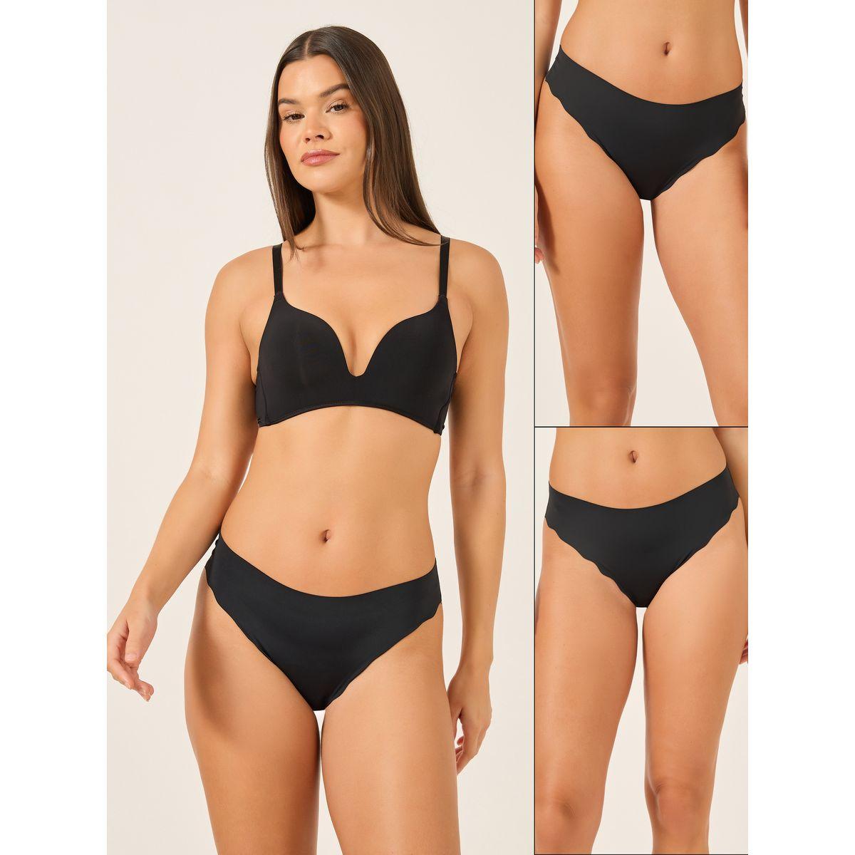 Take Two Pack of 2 - Solid Bikini Briefs-women-clothing-lingerie-panties-image-1