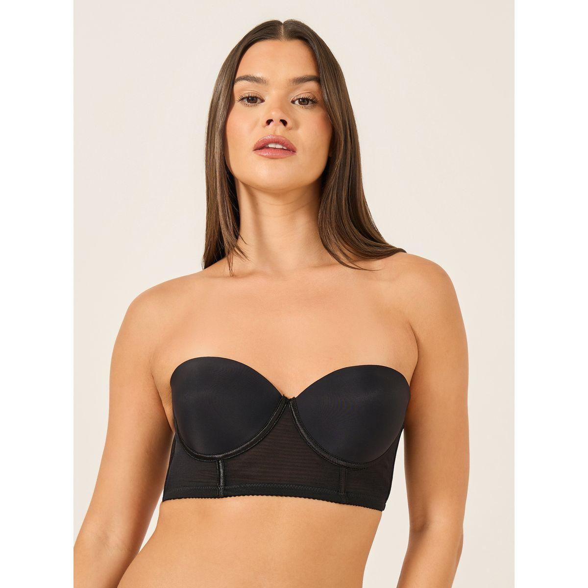 Take Two Solid Longline Padded Wired Bra and Bikini Briefs Set-women-clothing-lingerie-lingeriesets-image-3