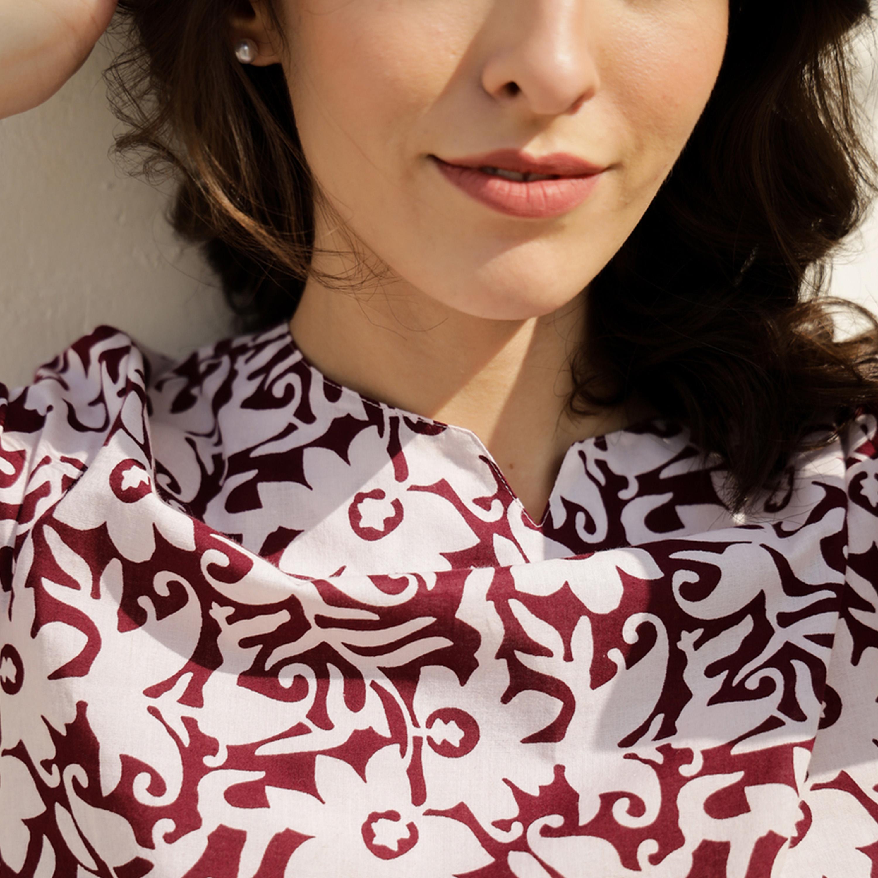 Sanskrutihomes X Styli Pure Cotton Printed Notch Neck Top and Pyjama Set-women-clothing-nightwear-pyjamas-longsets-image-5