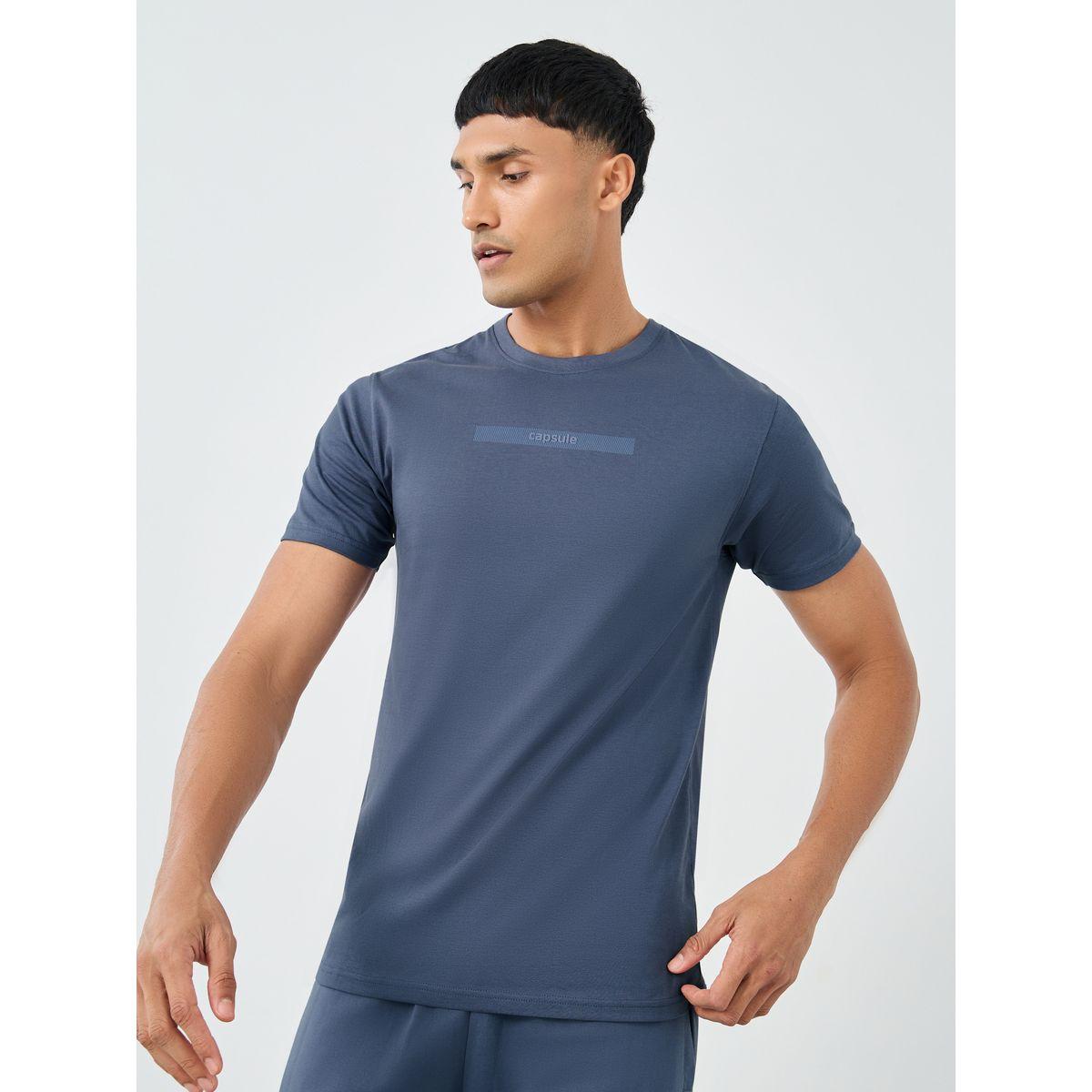 Styli Slogan Print Crew Neck T-Shirt-men-clothing-tshirtsandpolos-tshirts-image-1