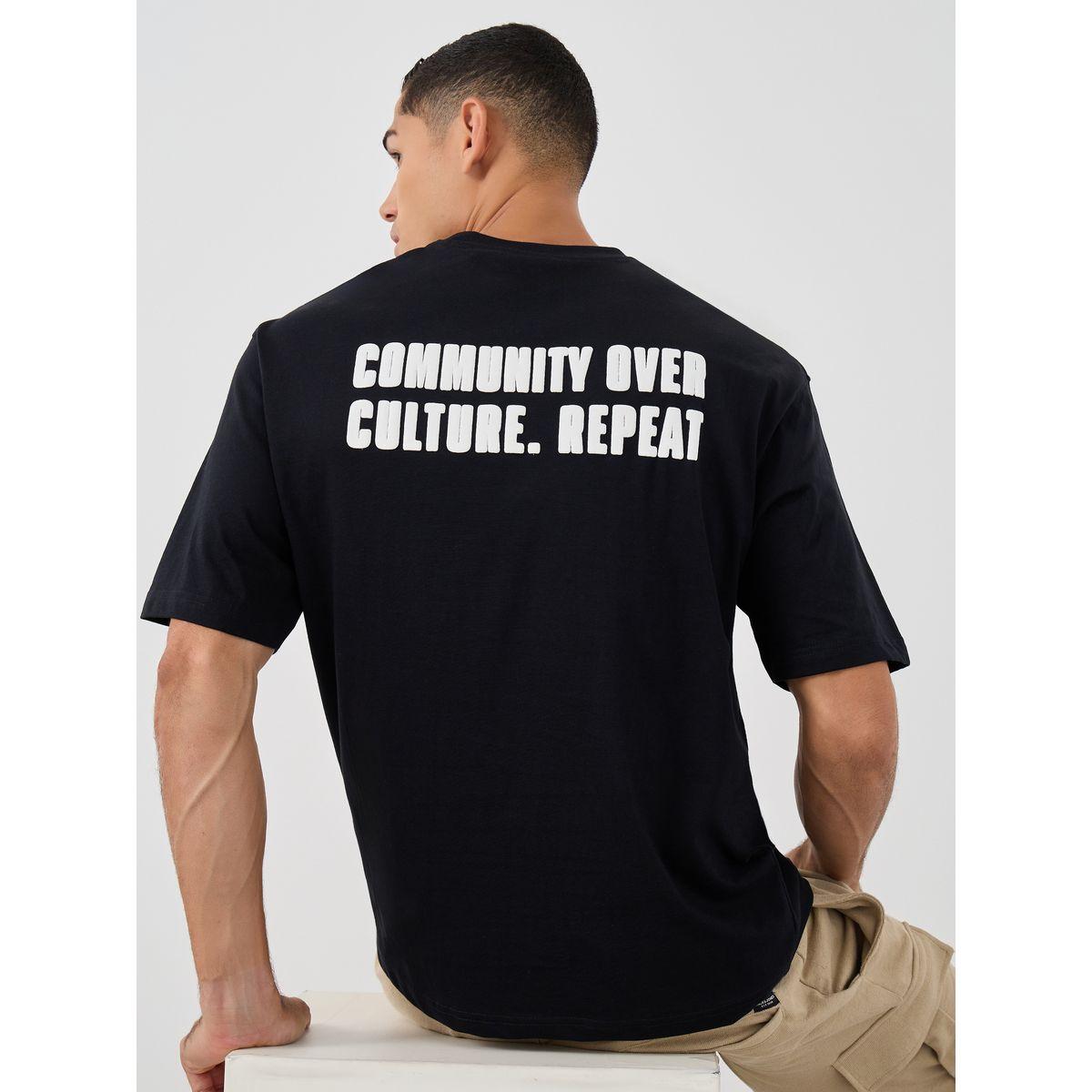 Styli Back and Front Slogan Puff Print Oversized T-Shirt-men-clothing-tshirtsandpolos-tshirts-image-1