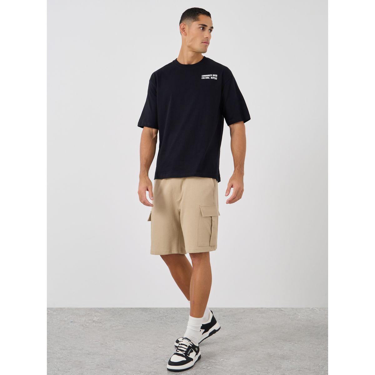 Styli Back and Front Slogan Puff Print Oversized T-Shirt-men-clothing-tshirtsandpolos-tshirts-image-2