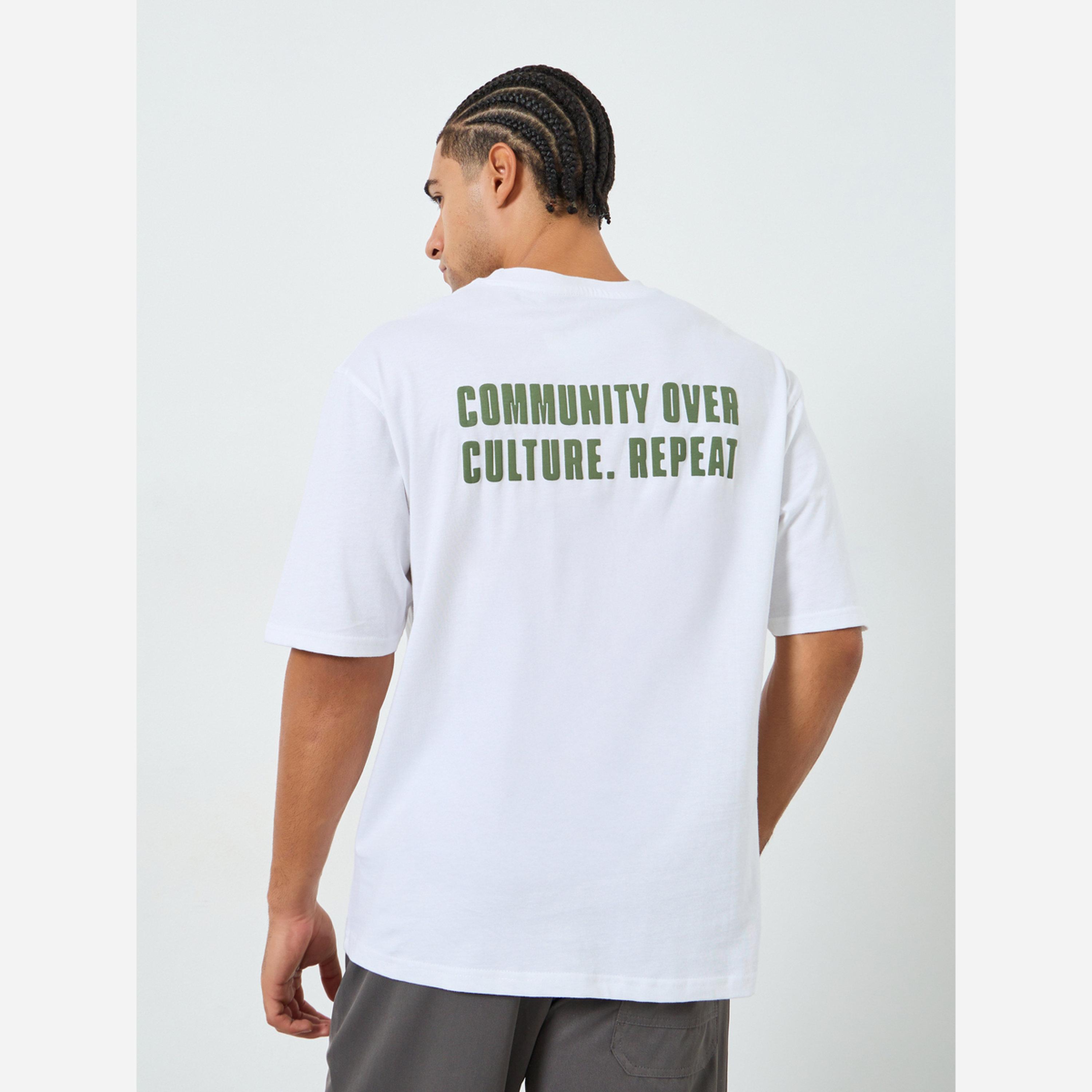 Styli Men White Oversized Slogan T-Shirt-men-clothing-tshirtsandpolos-tshirts-image-4