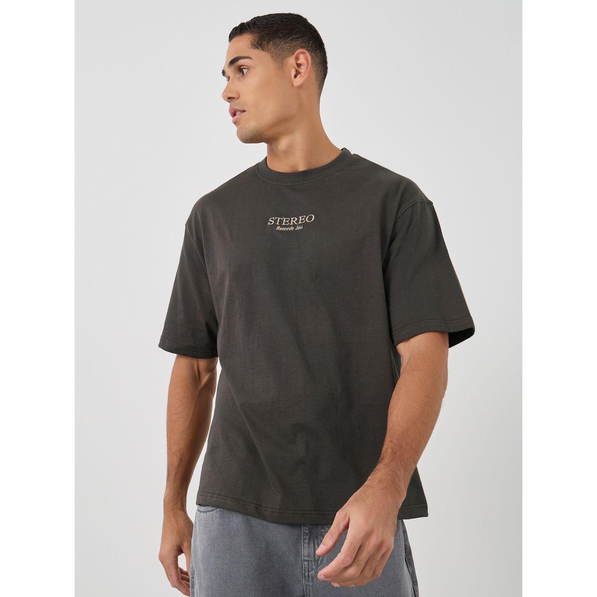 Styli Slogan Embroidered Round Neck T-Shirt-men-clothing-tshirtsandpolos-tshirts-image-1