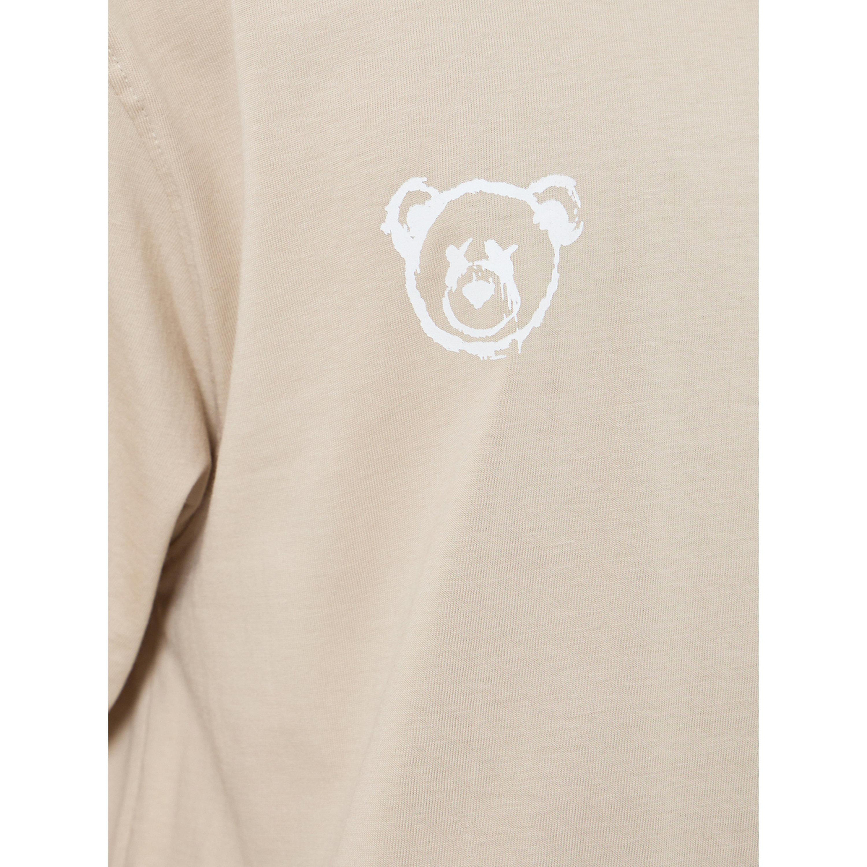 Styli Men Beige Graphic Print Oversized T-Shirt-men-clothing-tshirtsandpolos-tshirts-image-3