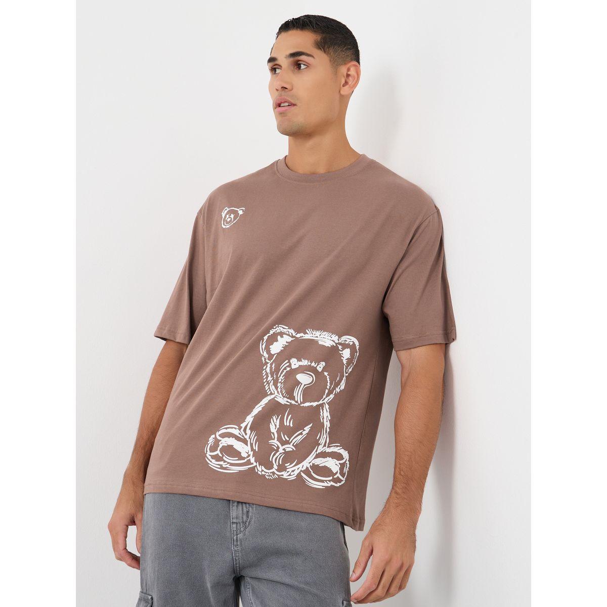 Styli Graphic Print Oversized Round Neck T-Shirt-men-clothing-tshirtsandpolos-tshirts-image-1