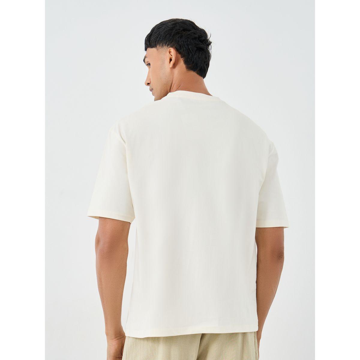 Styli Solid Oversized Crew Neck T-Shirt-men-clothing-tshirtsandpolos-tshirts-image-4