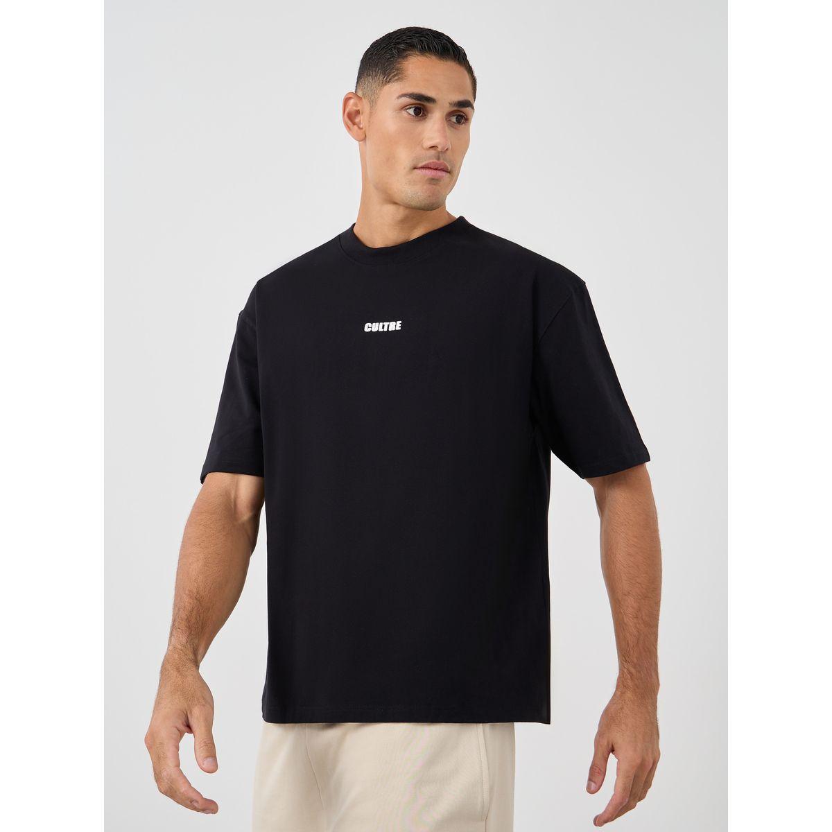 Styli Slogan Print Oversized Crew Neck T-Shirt-men-clothing-tshirtsandpolos-tshirts-image-1
