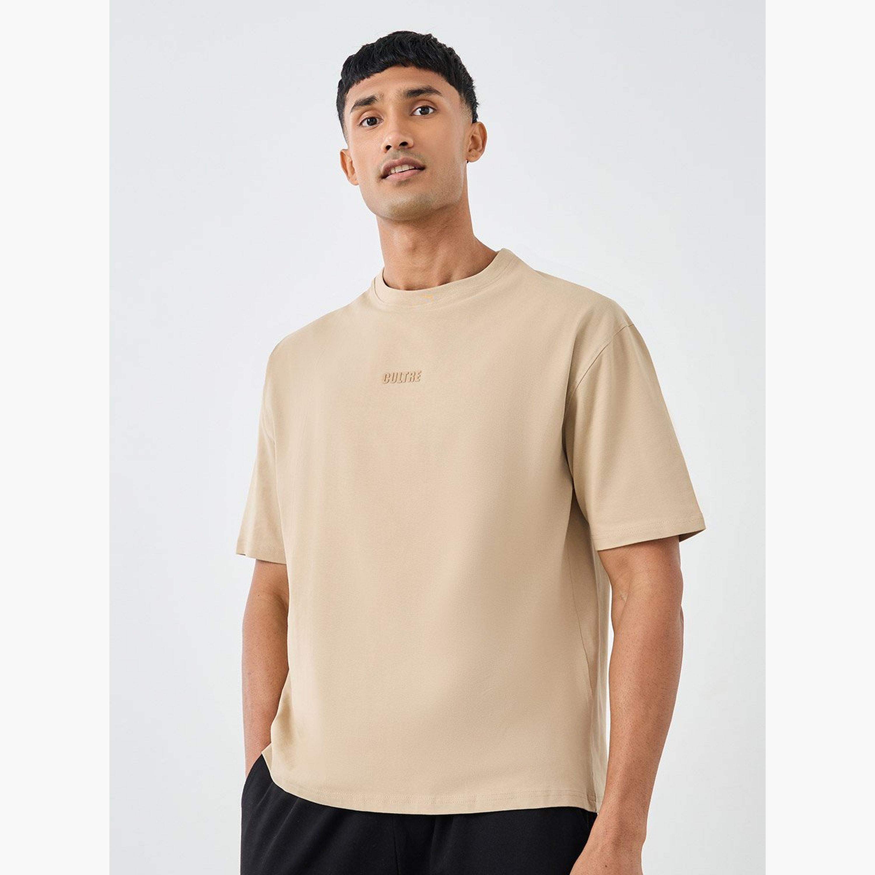 ستايلي - تي شيرت رياضي مطاطي مقاس كبير بطباعة شعار-men-clothing-tshirtsandpolos-tshirts-image-1