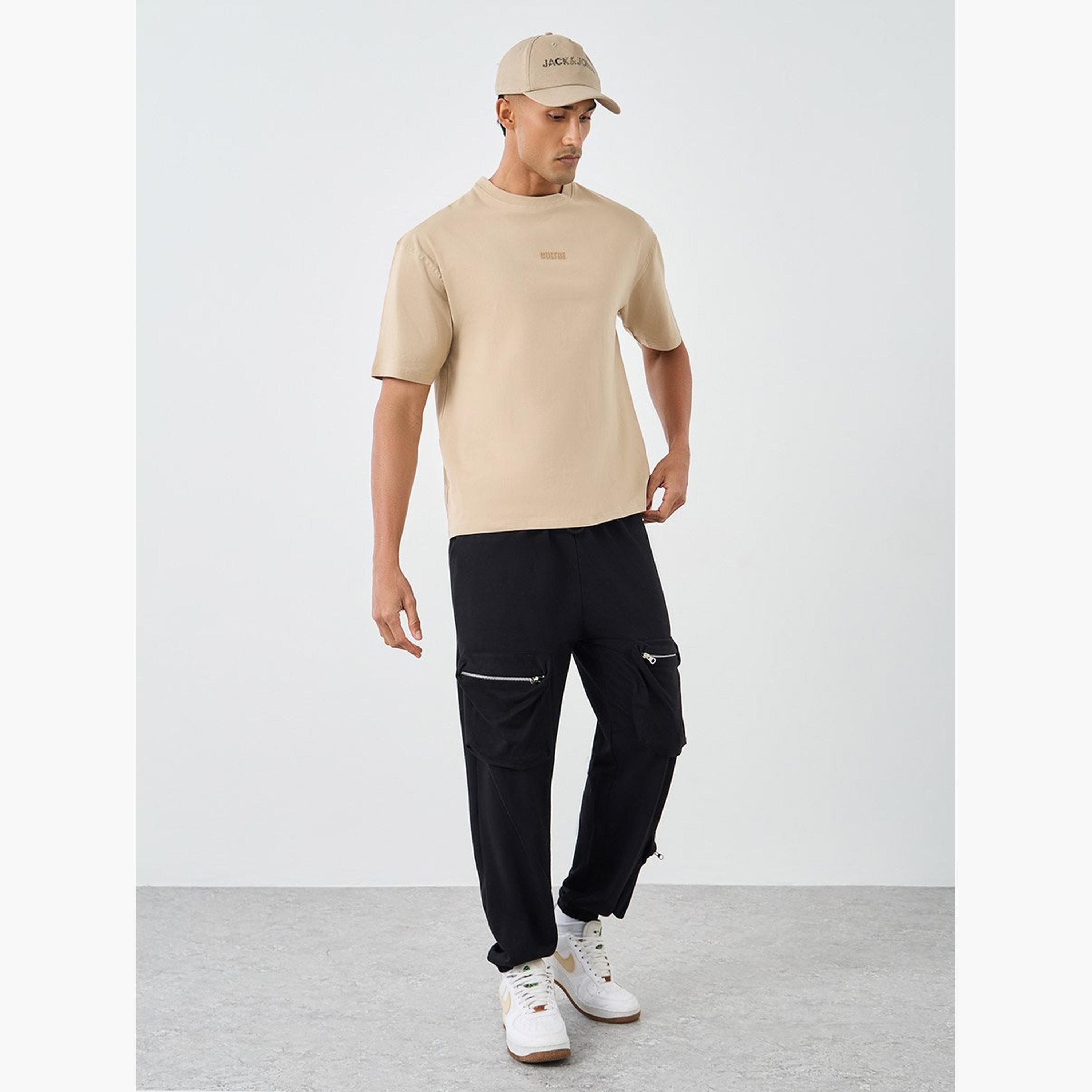 ستايلي - تي شيرت رياضي مطاطي مقاس كبير بطباعة شعار-men-clothing-tshirtsandpolos-tshirts-image-2