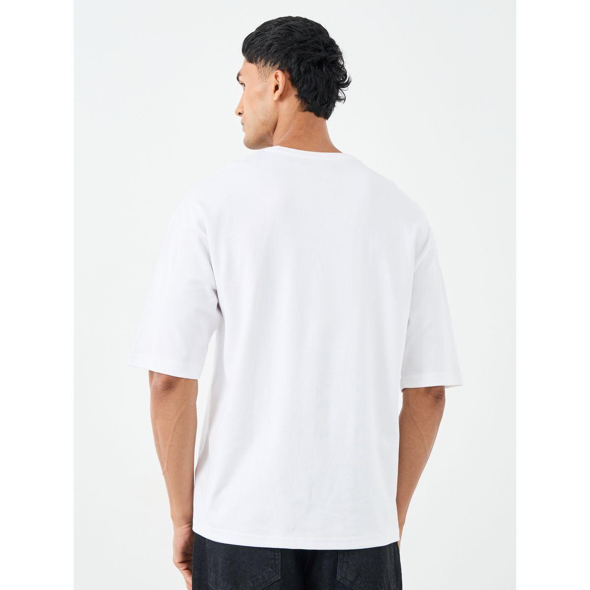 Styli Men White Graphic Print Oversized T-Shirt-men-clothing-tshirtsandpolos-tshirts-image-4