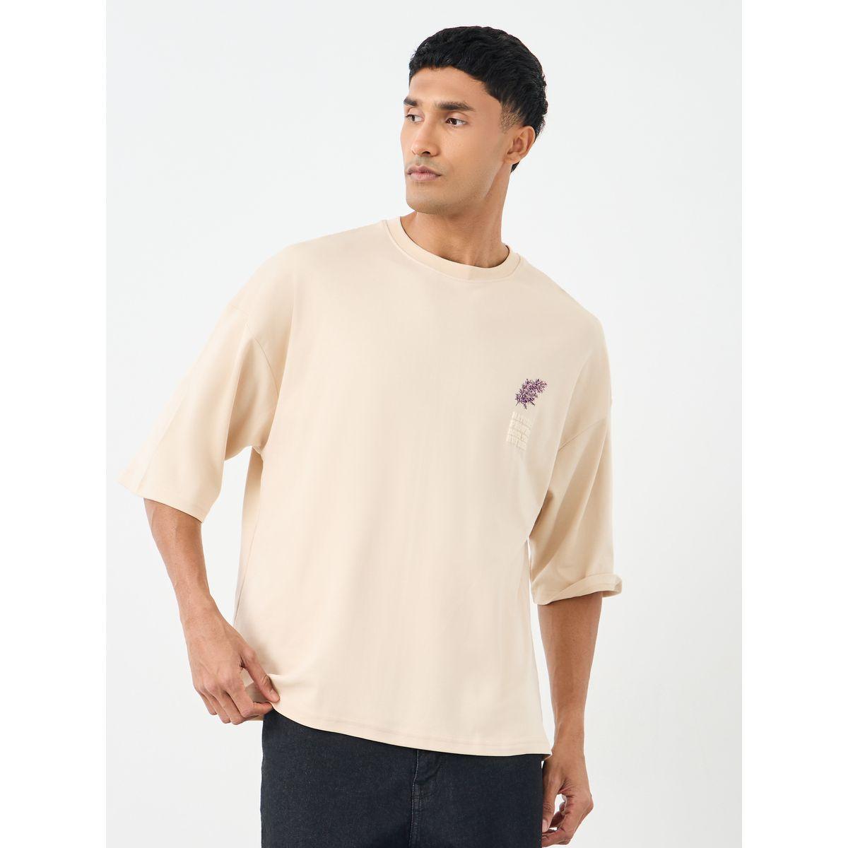 Styli Men Off White Graphic Print Boxy Fit T-Shirt-men-clothing-tshirtsandpolos-tshirts-image-3