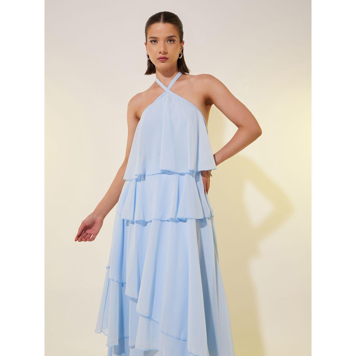 فستان طويل بلا أكمام مع ياقة هولتر-women-clothing-dresses-image-3