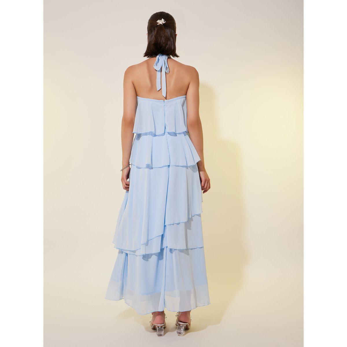فستان طويل بلا أكمام مع ياقة هولتر-women-clothing-dresses-image-5