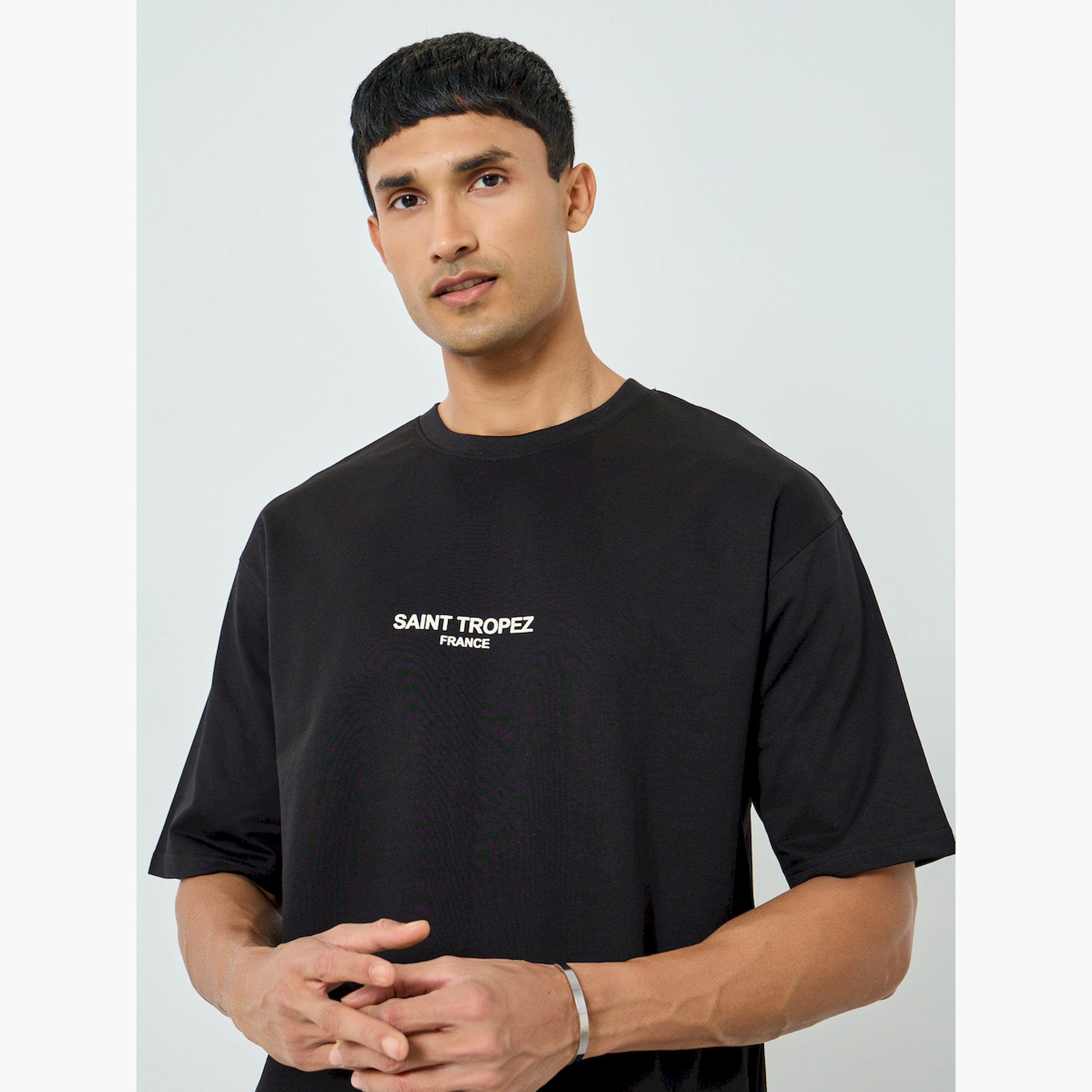Styli Men HD Print Crew Neck Oversized T-Shirt-men-clothing-tshirtsandpolos-tshirts-image-3