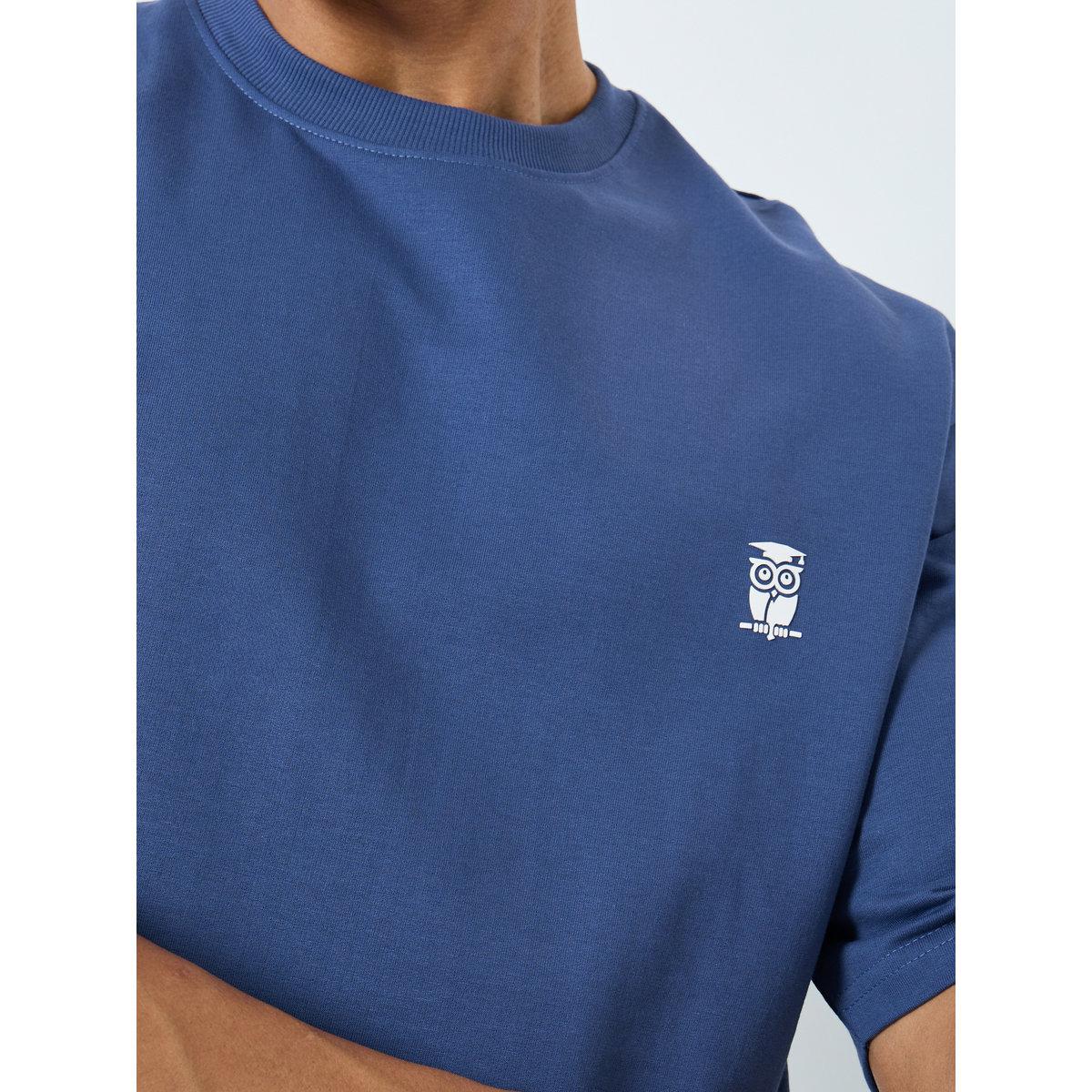 Styli Men Blue Cotton Crew Neck T-Shirt-men-clothing-tshirtsandpolos-tshirts-image-3