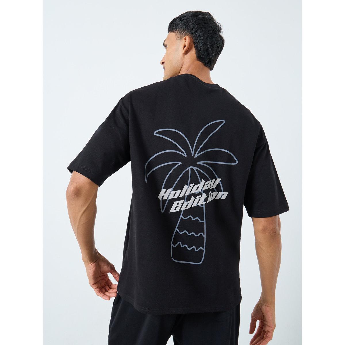 Styli Men Graphic Print Interlock Oversized T-Shirt-men-clothing-tshirtsandpolos-tshirts-image-1