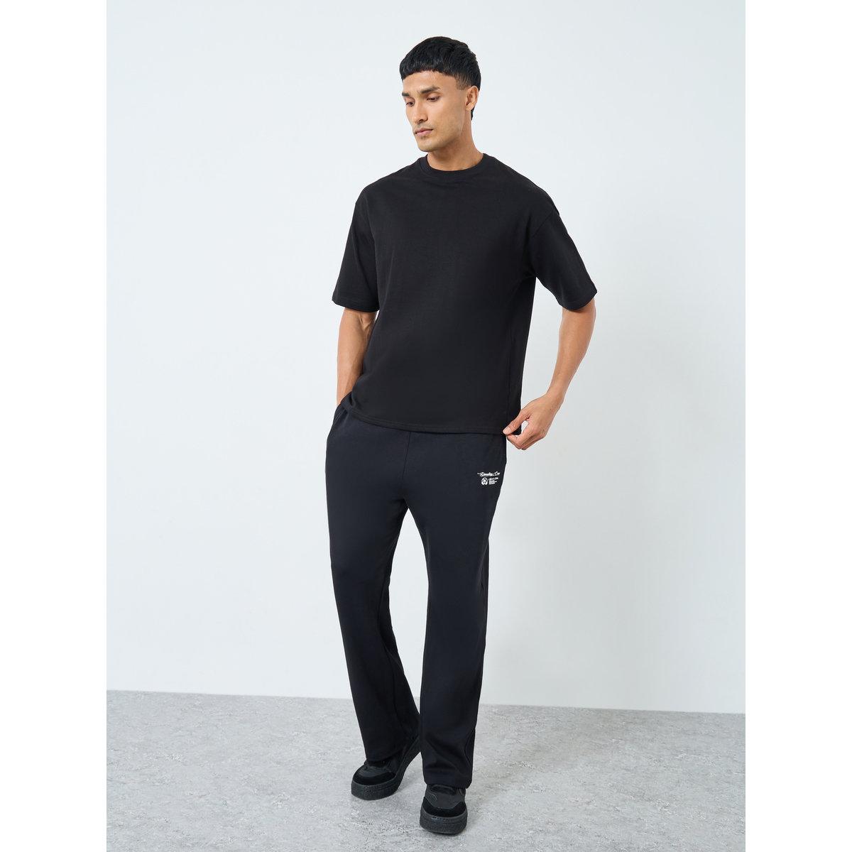 Styli Men Graphic Print Interlock Oversized T-Shirt-men-clothing-tshirtsandpolos-tshirts-image-2